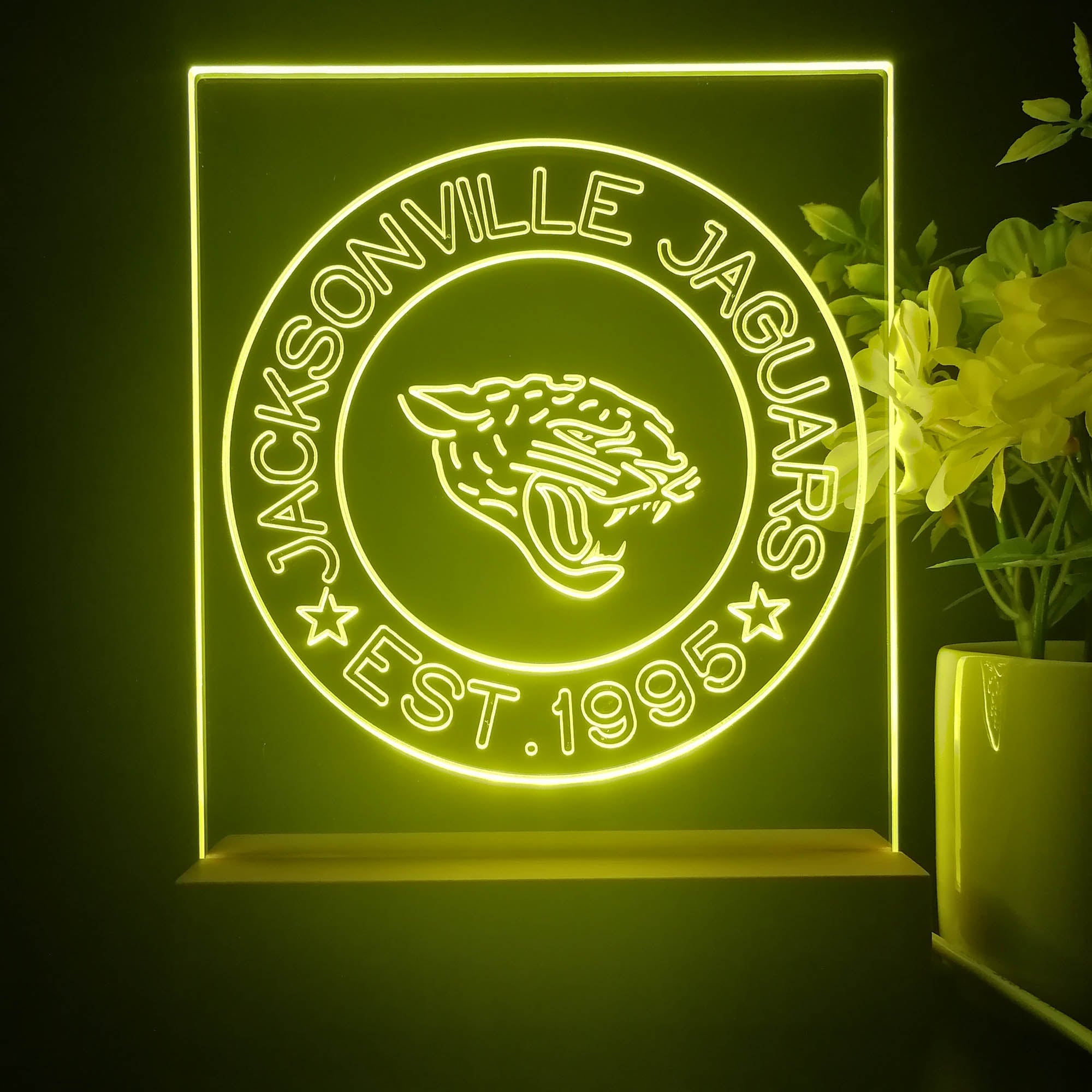 Personalized Jacksonville Jaguars Souvenir Led Light Sign