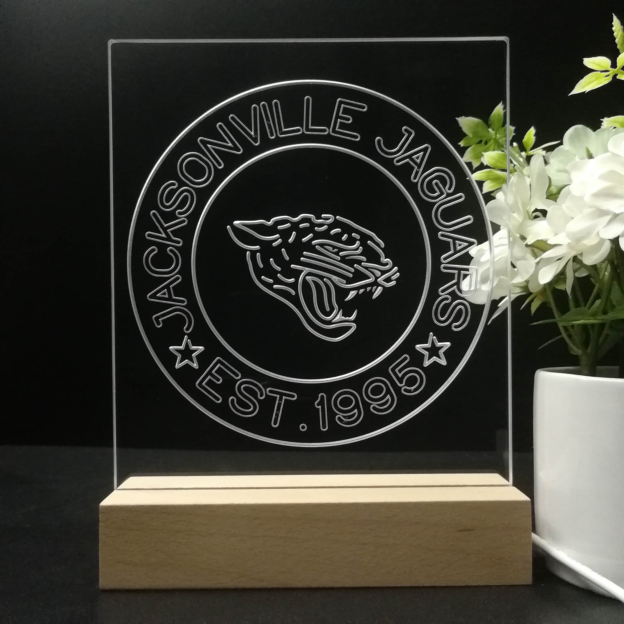 Personalized Jacksonville Jaguars Souvenir Led Light Sign