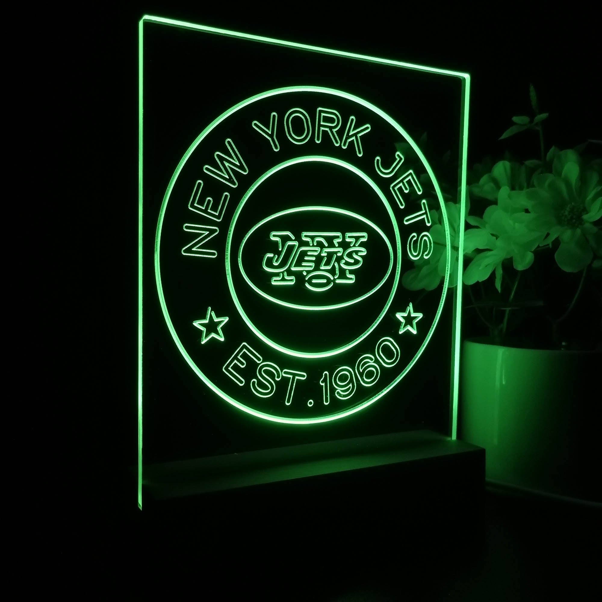 Personalized New York Jets Souvenir Led Light Sign