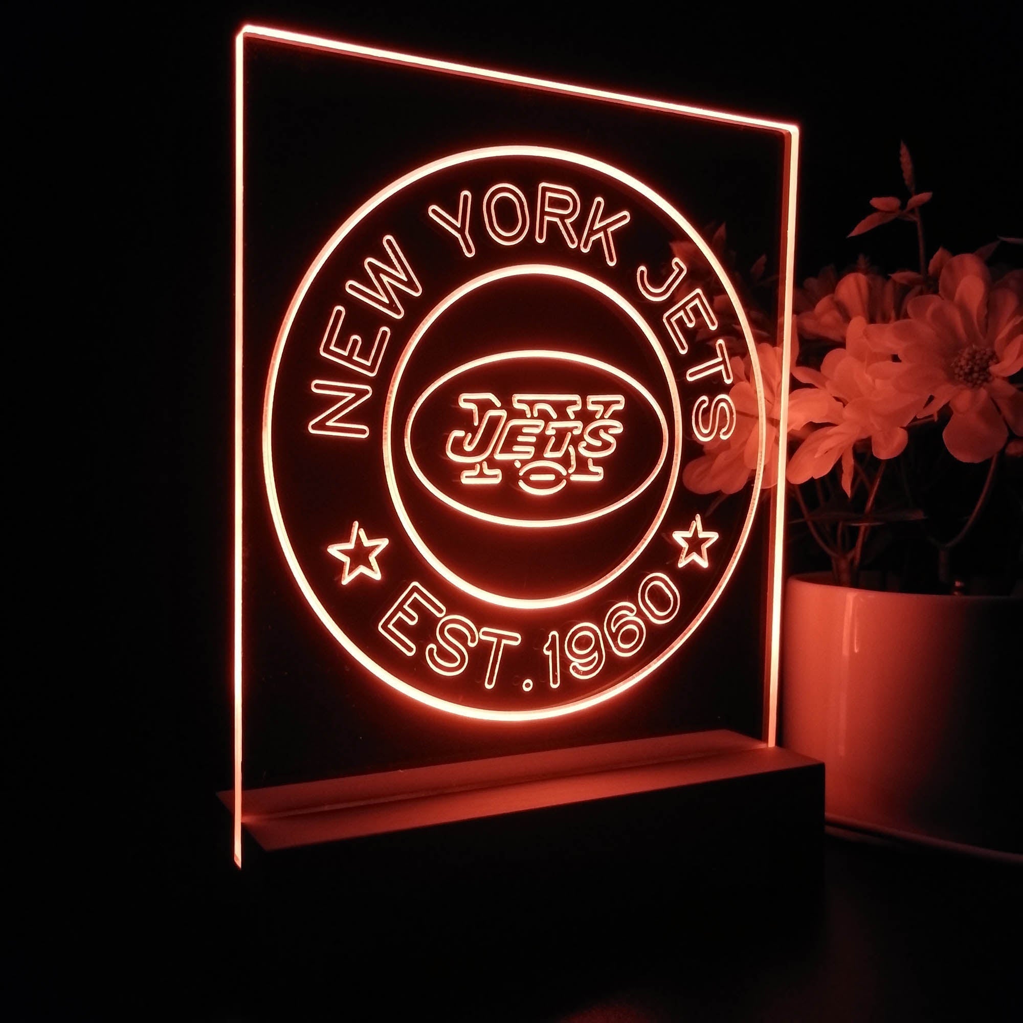 Personalized New York Jets Souvenir Led Light Sign