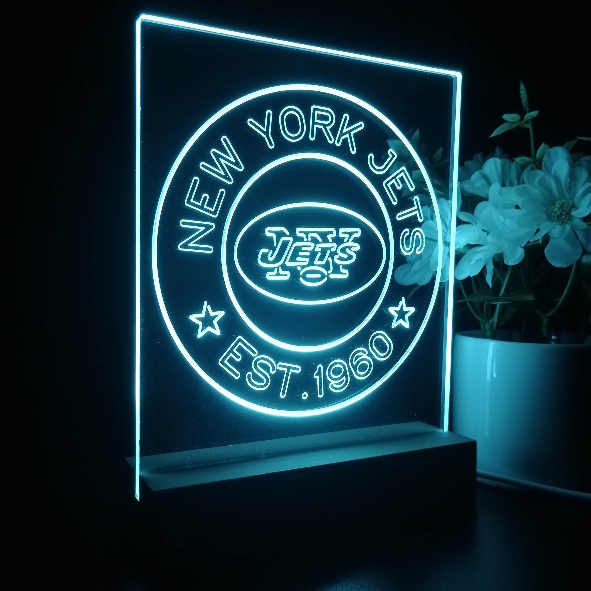 Personalized New York Jets Souvenir Led Light Sign