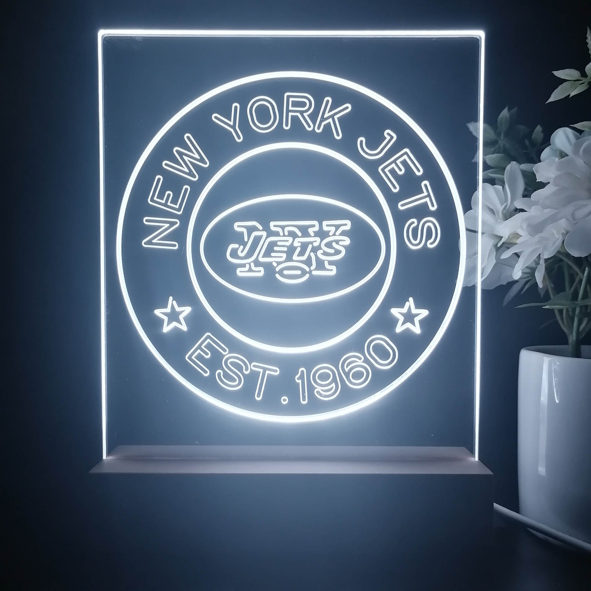 Personalized New York Jets Souvenir Led Light Sign