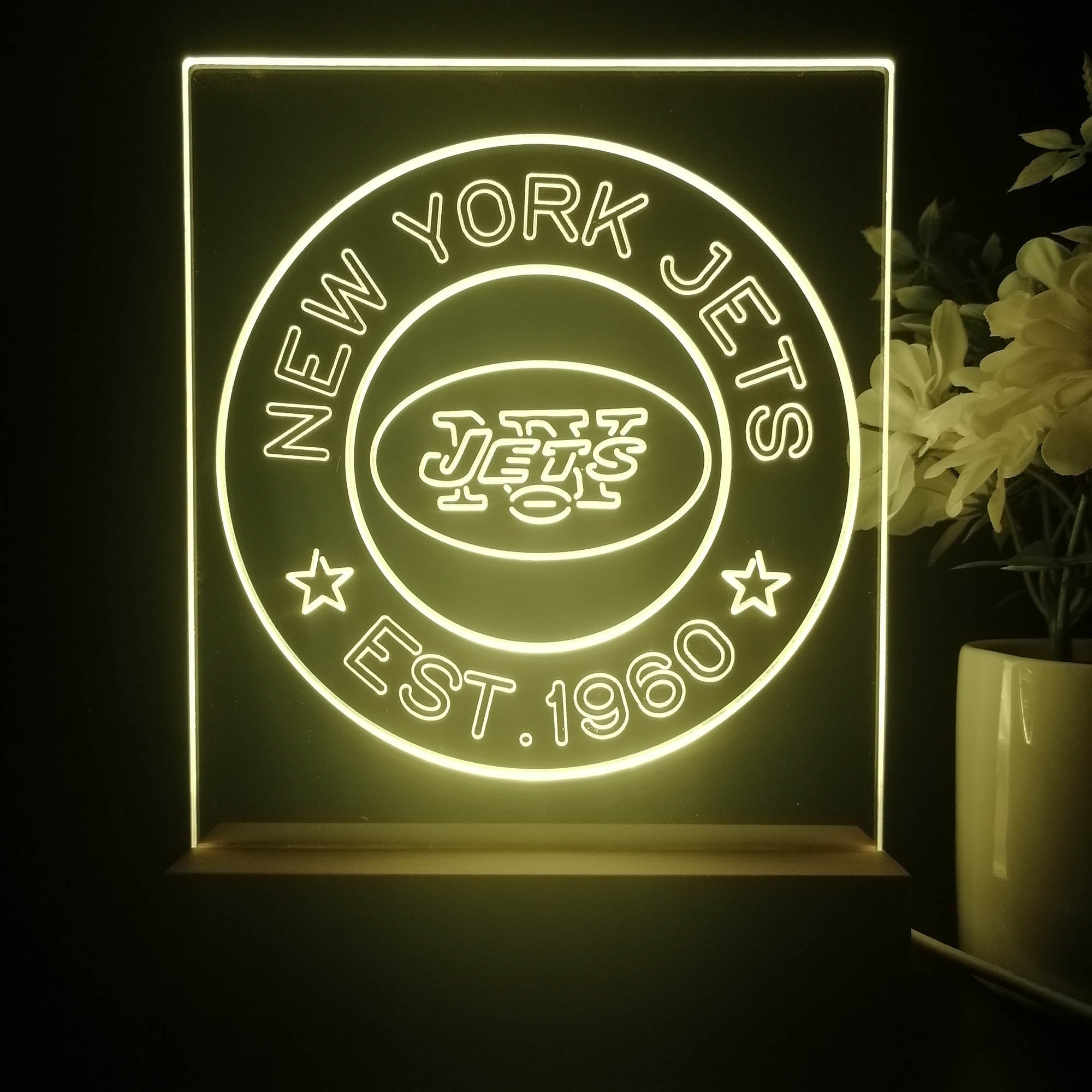 Personalized New York Jets Souvenir Led Light Sign