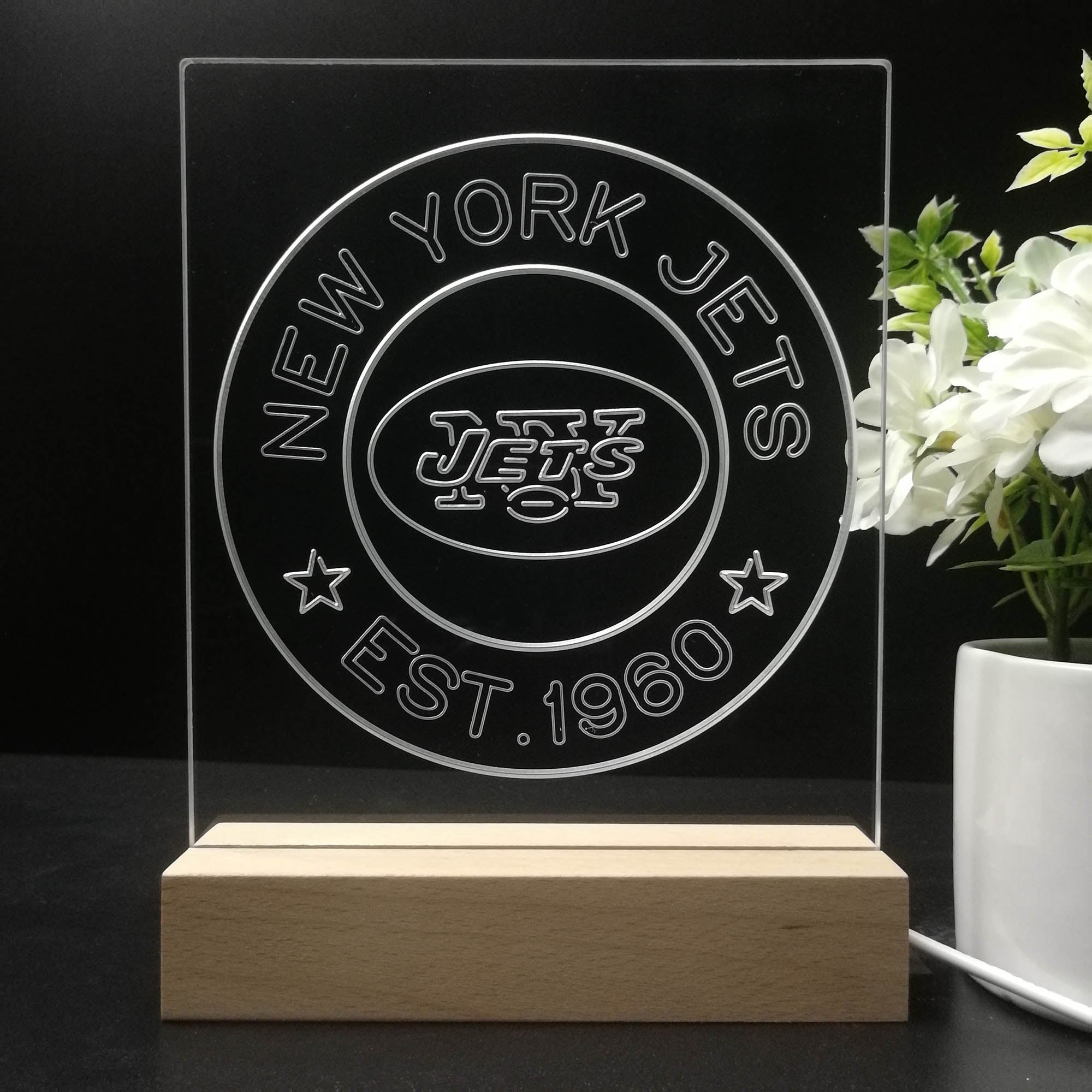 Personalized New York Jets Souvenir Led Light Sign