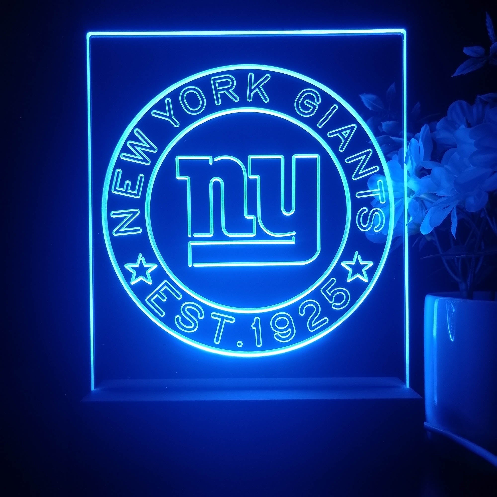 Personalized New York Giants Souvenir Neon LED Night Light Sign