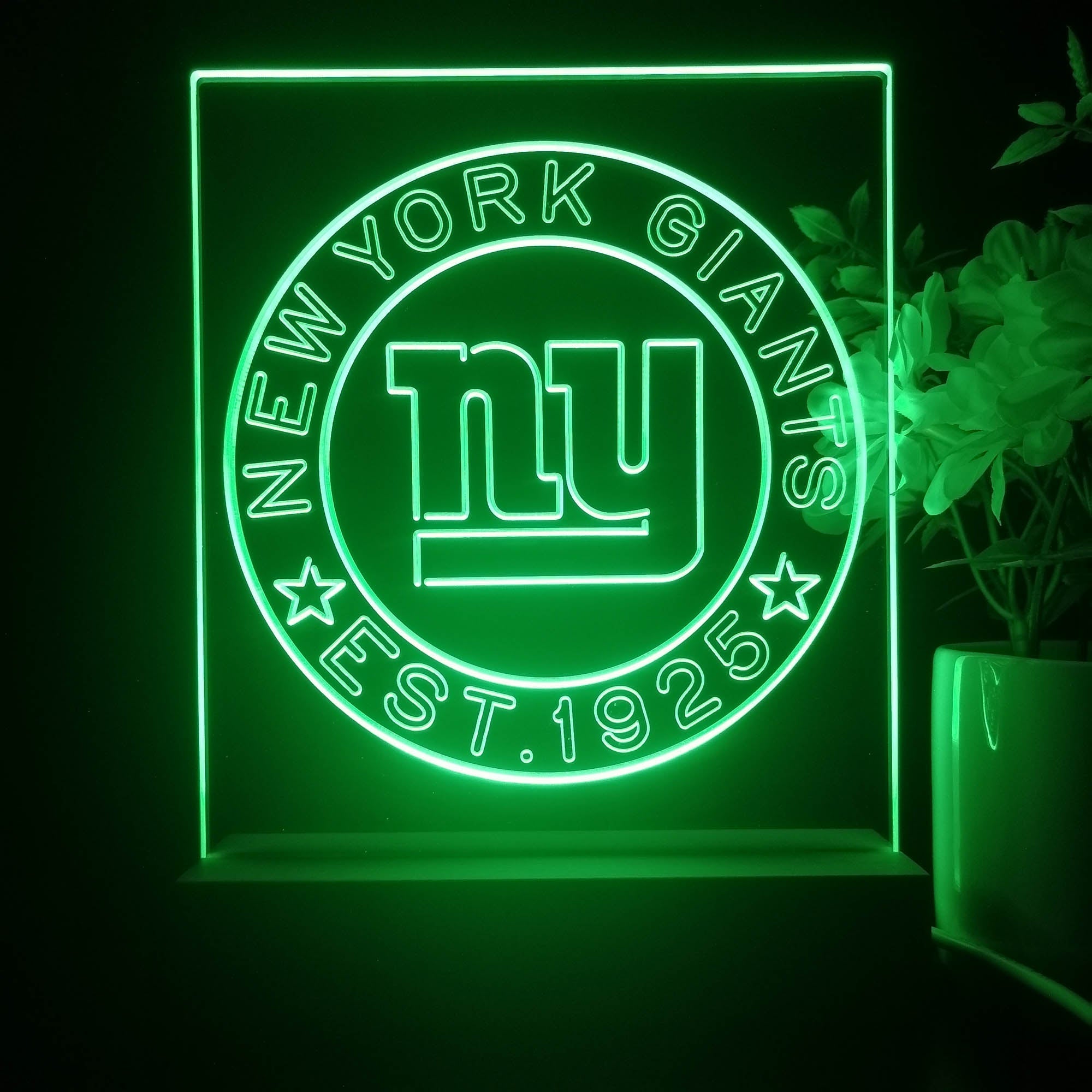 Personalized New York Giants Souvenir Neon LED Night Light Sign