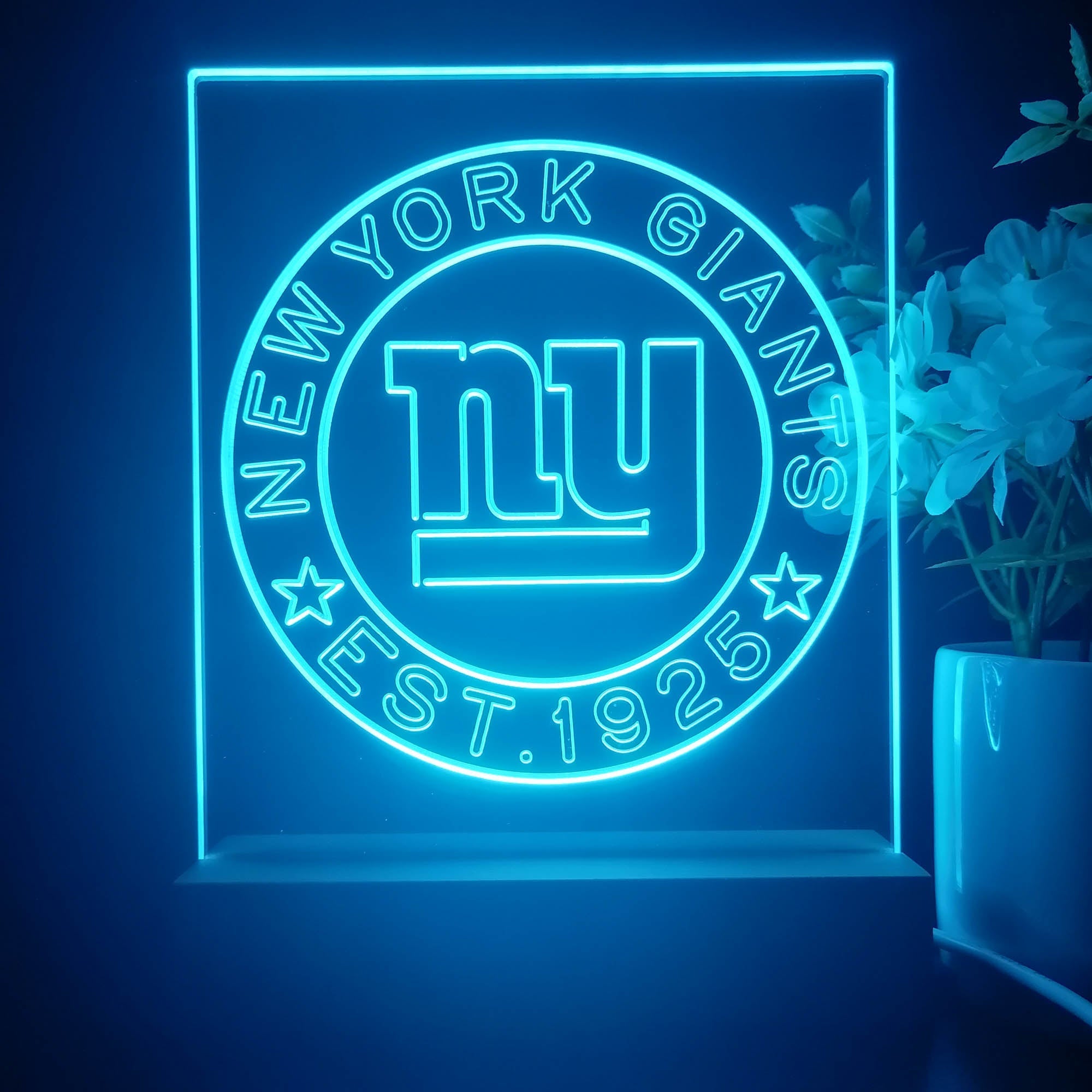 Personalized New York Giants Souvenir Neon LED Night Light Sign