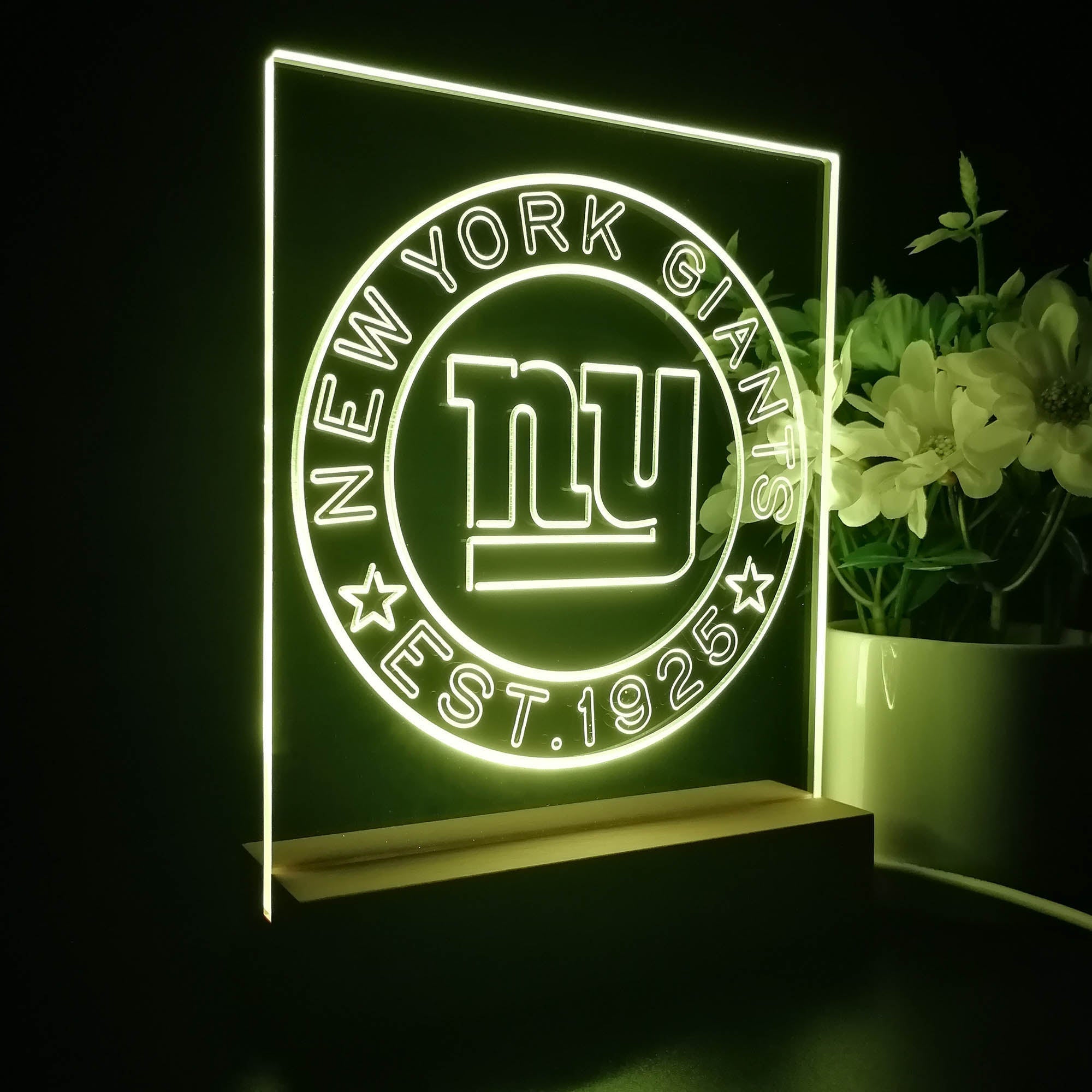 Personalized New York Giants Souvenir Neon LED Night Light Sign