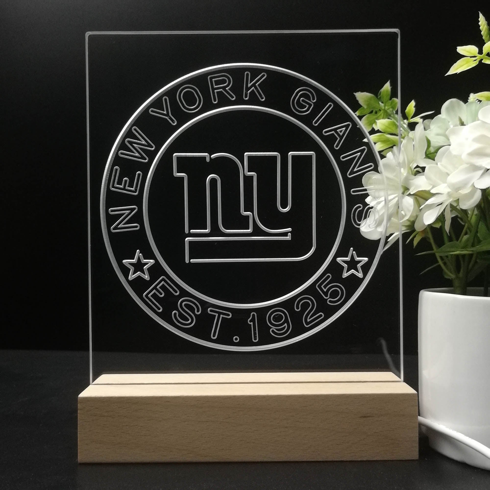 Personalized New York Giants Souvenir Neon LED Night Light Sign