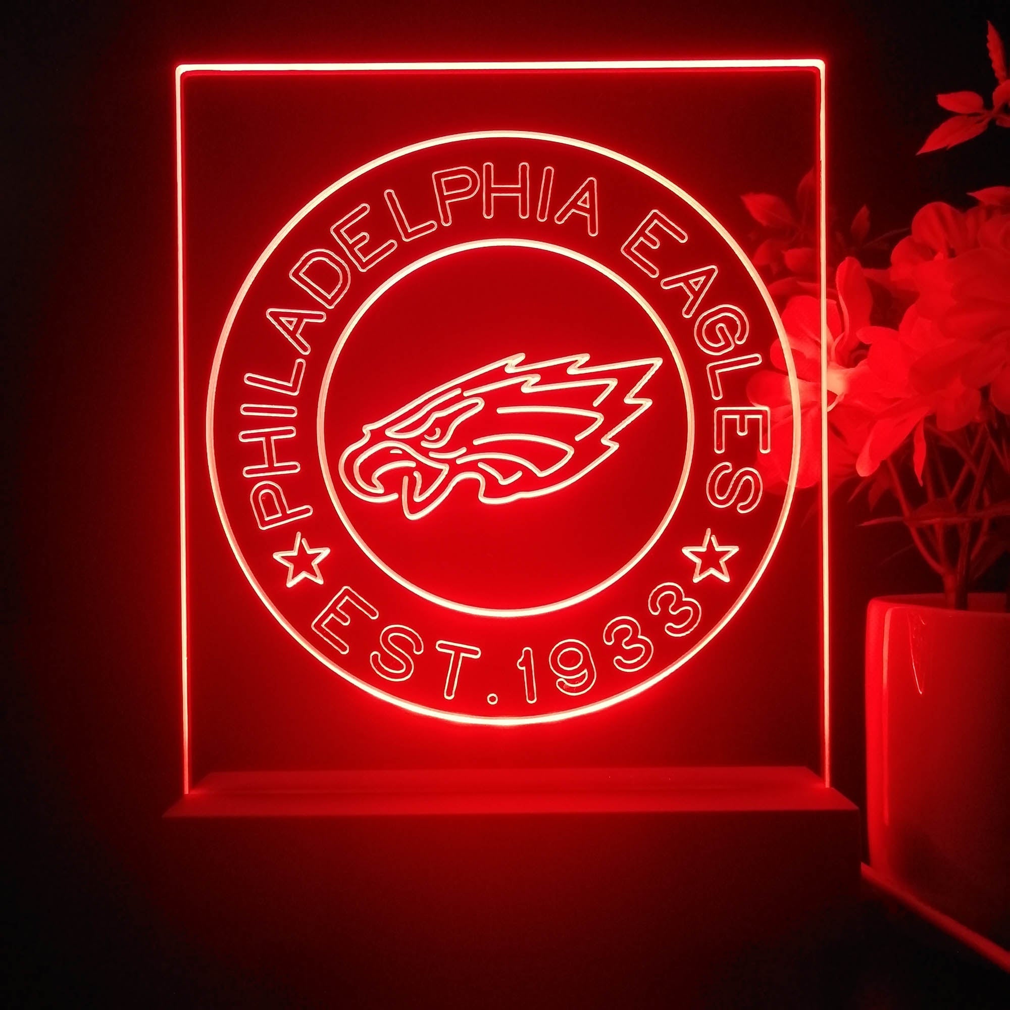 Personalized Philadelphia Eagles Souvenir Neon LED Night Light Sign