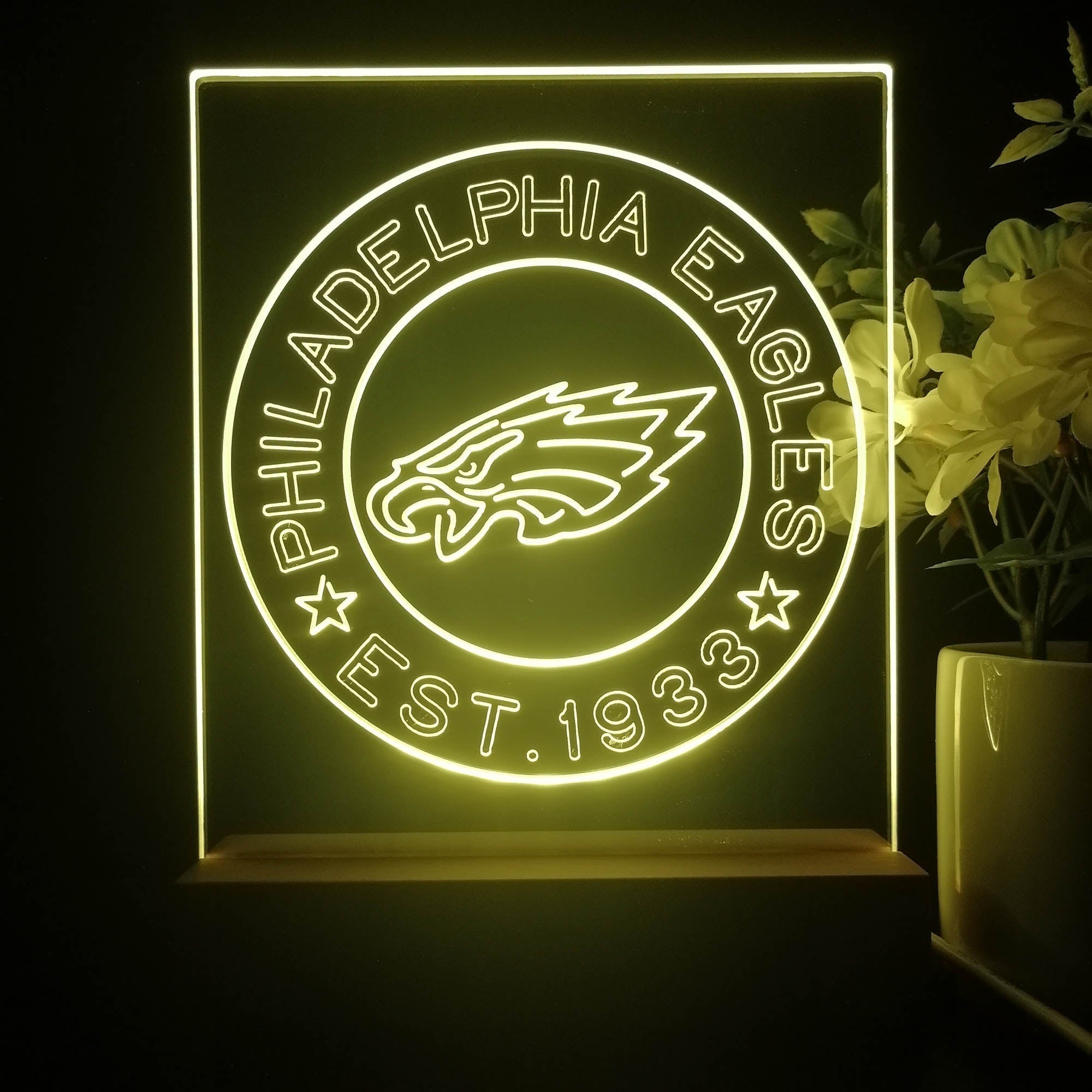 Personalized Philadelphia Eagles Souvenir Neon LED Night Light Sign