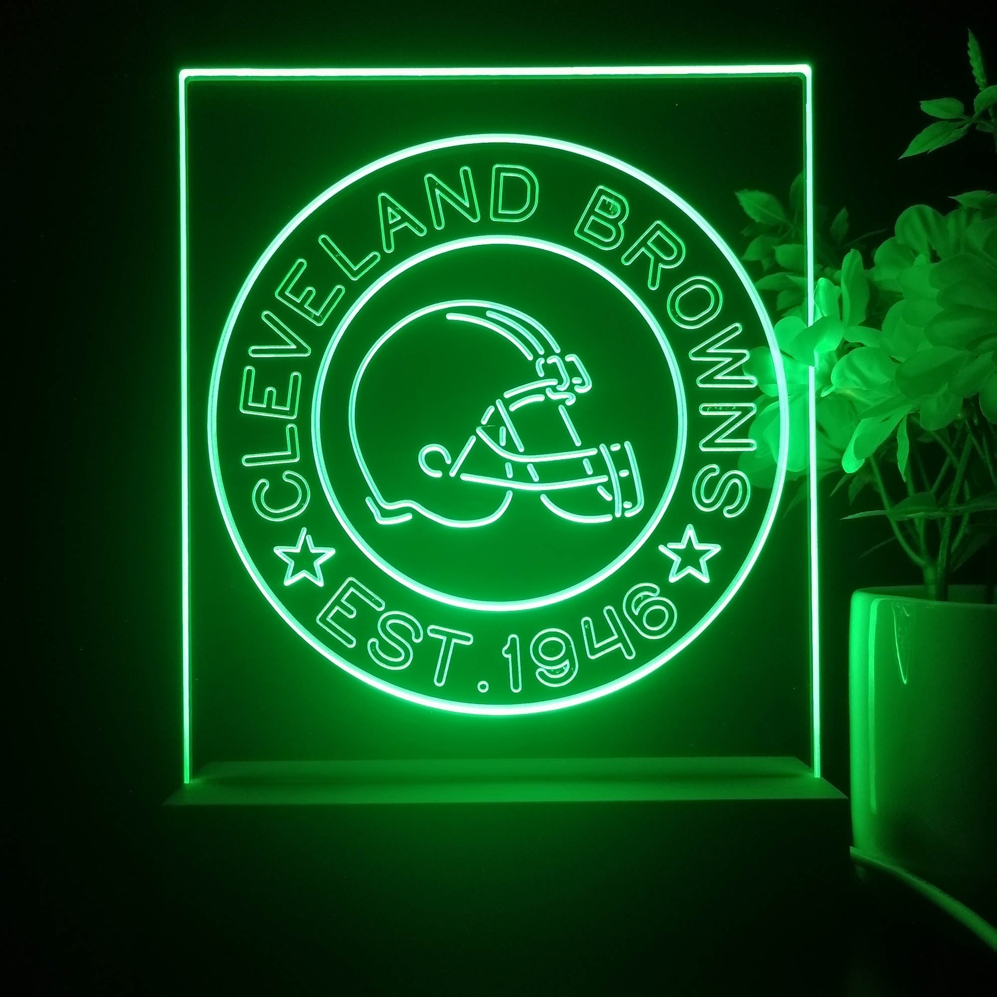 Personalized Cleveland Browns Souvenir Led Light Sign