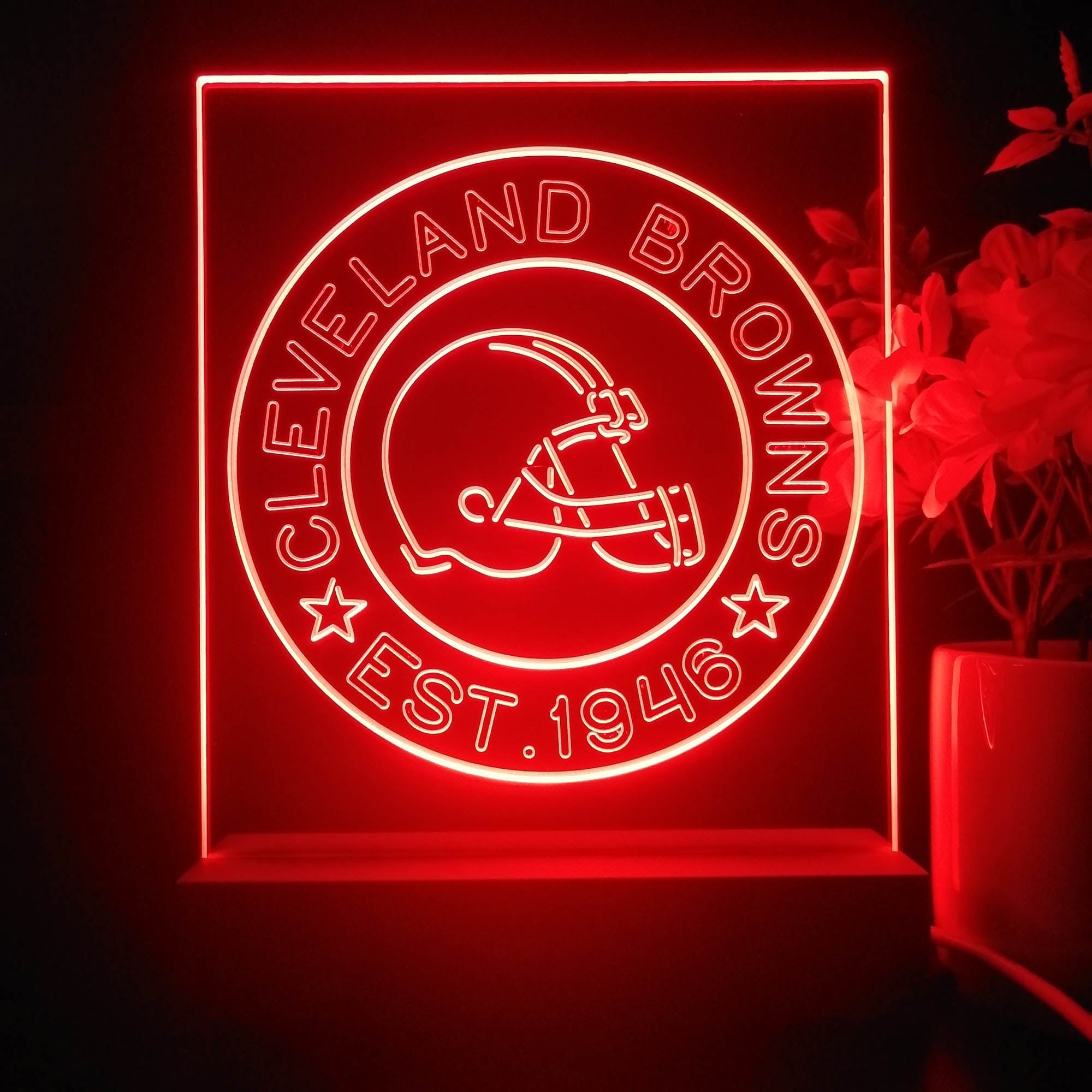 Personalized Cleveland Browns Souvenir Led Light Sign