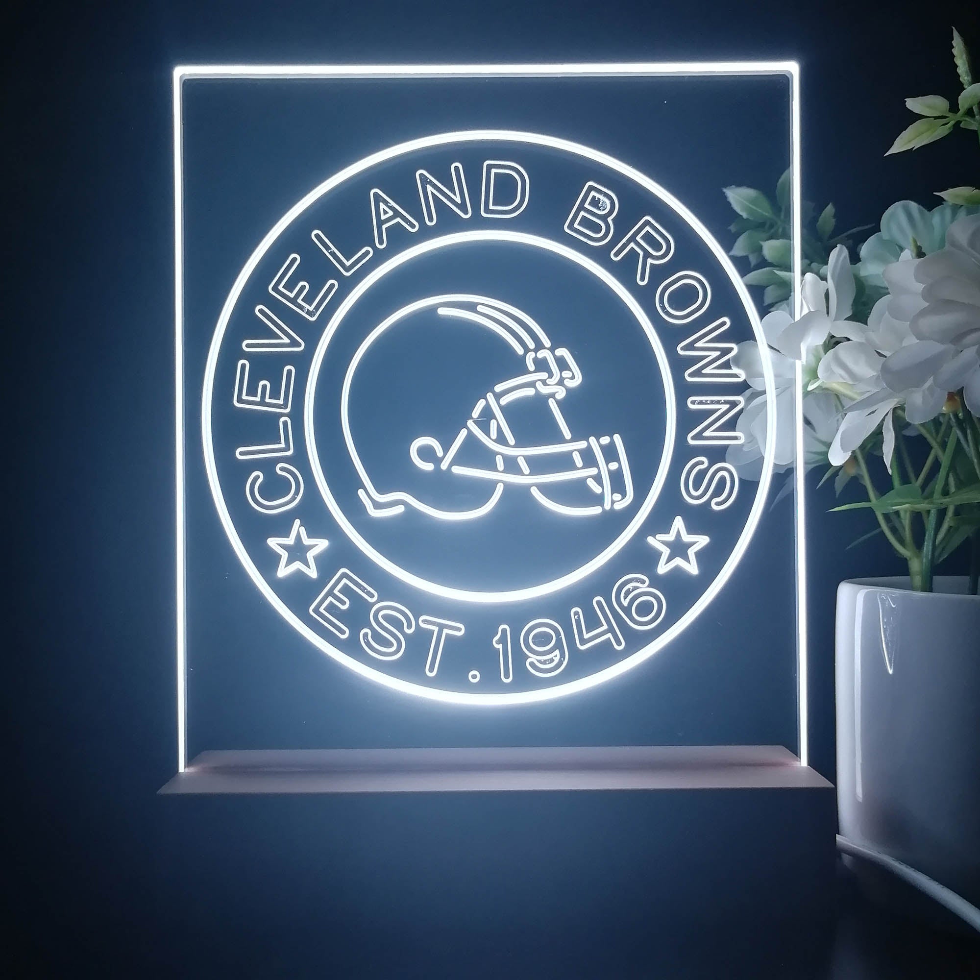 Personalized Cleveland Browns Souvenir Led Light Sign