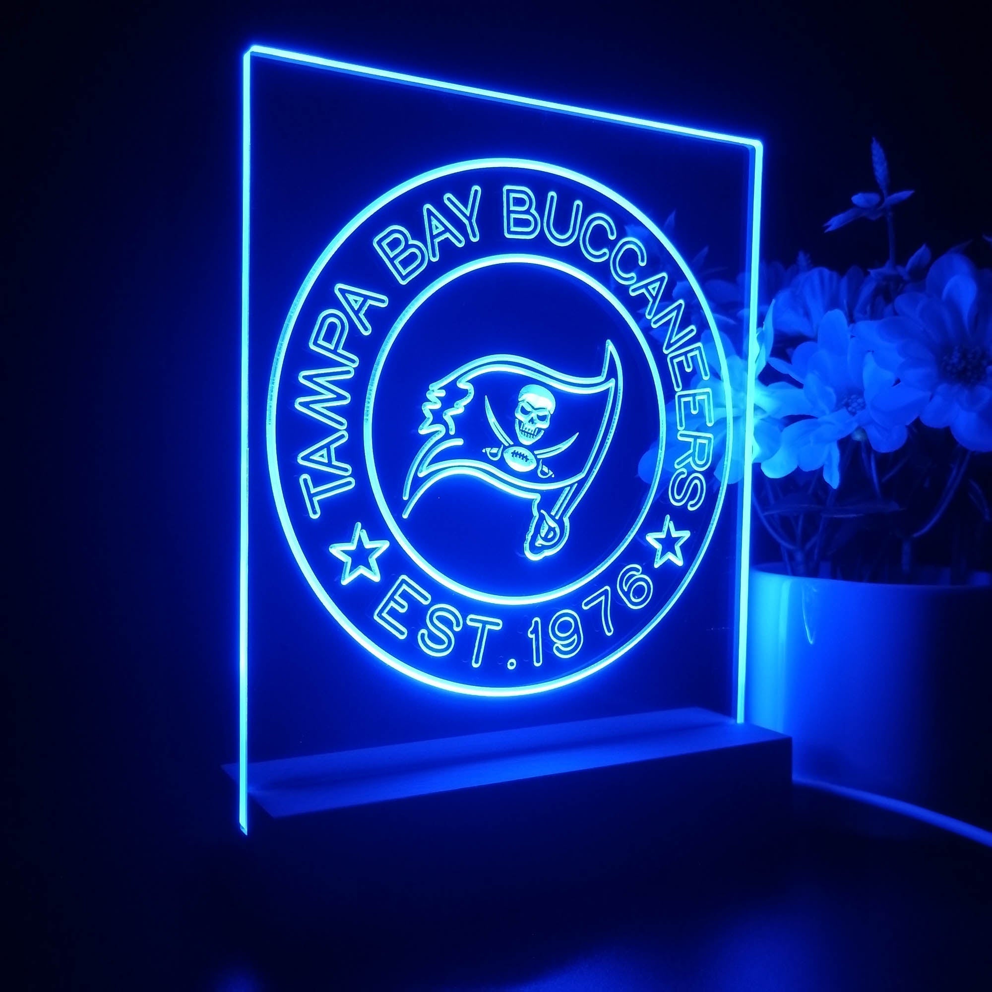 Personalized Tampa Bay Buccaneers Souvenir Neon LED Night Light Sign