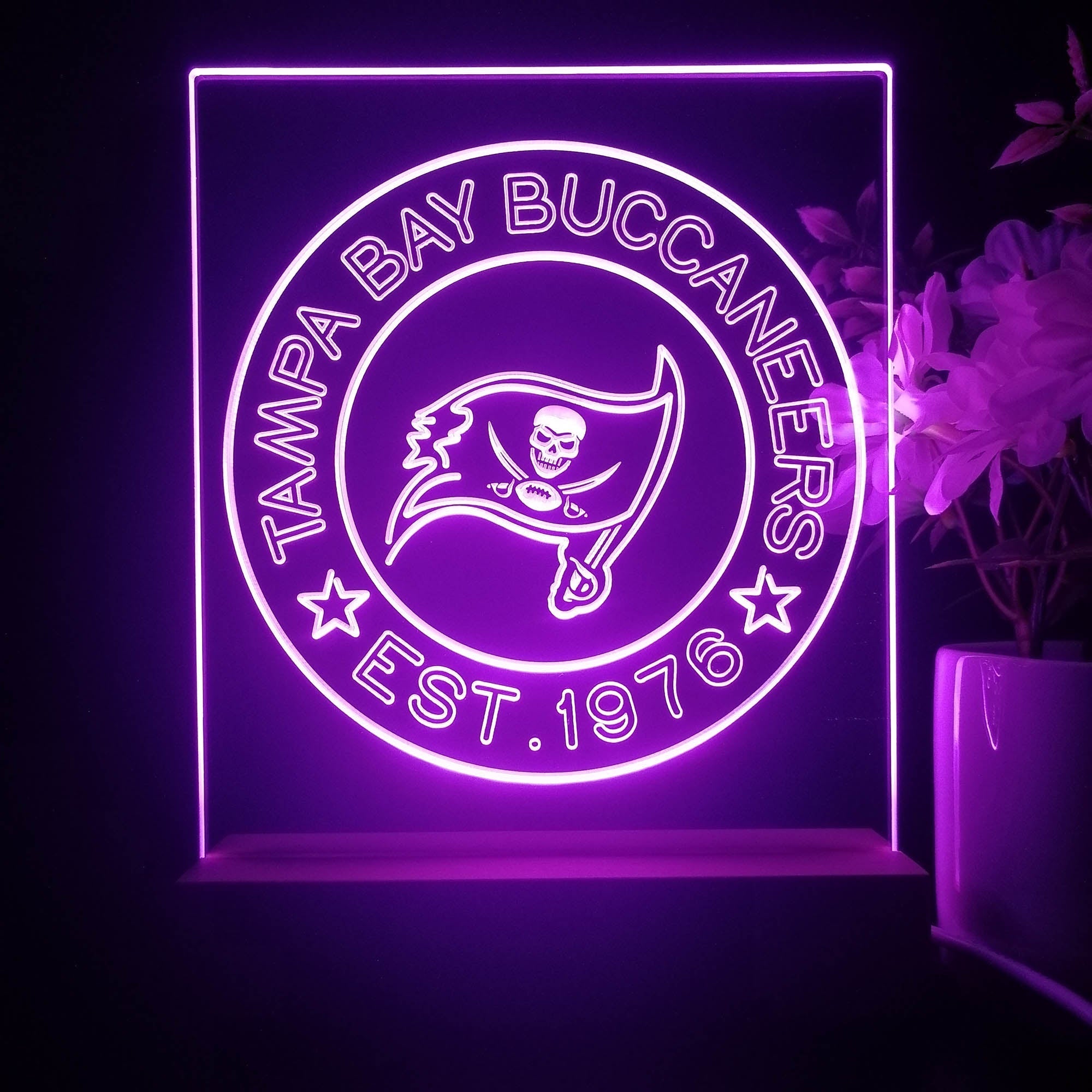 Personalized Tampa Bay Buccaneers Souvenir Neon LED Night Light Sign