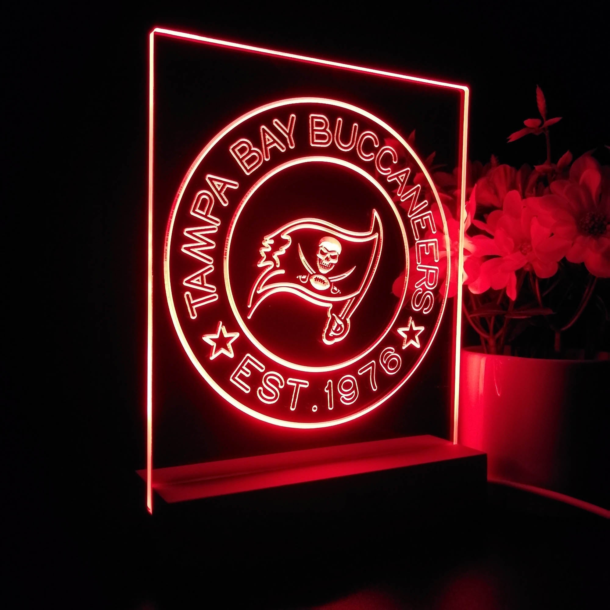 Personalized Tampa Bay Buccaneers Souvenir Neon LED Night Light Sign