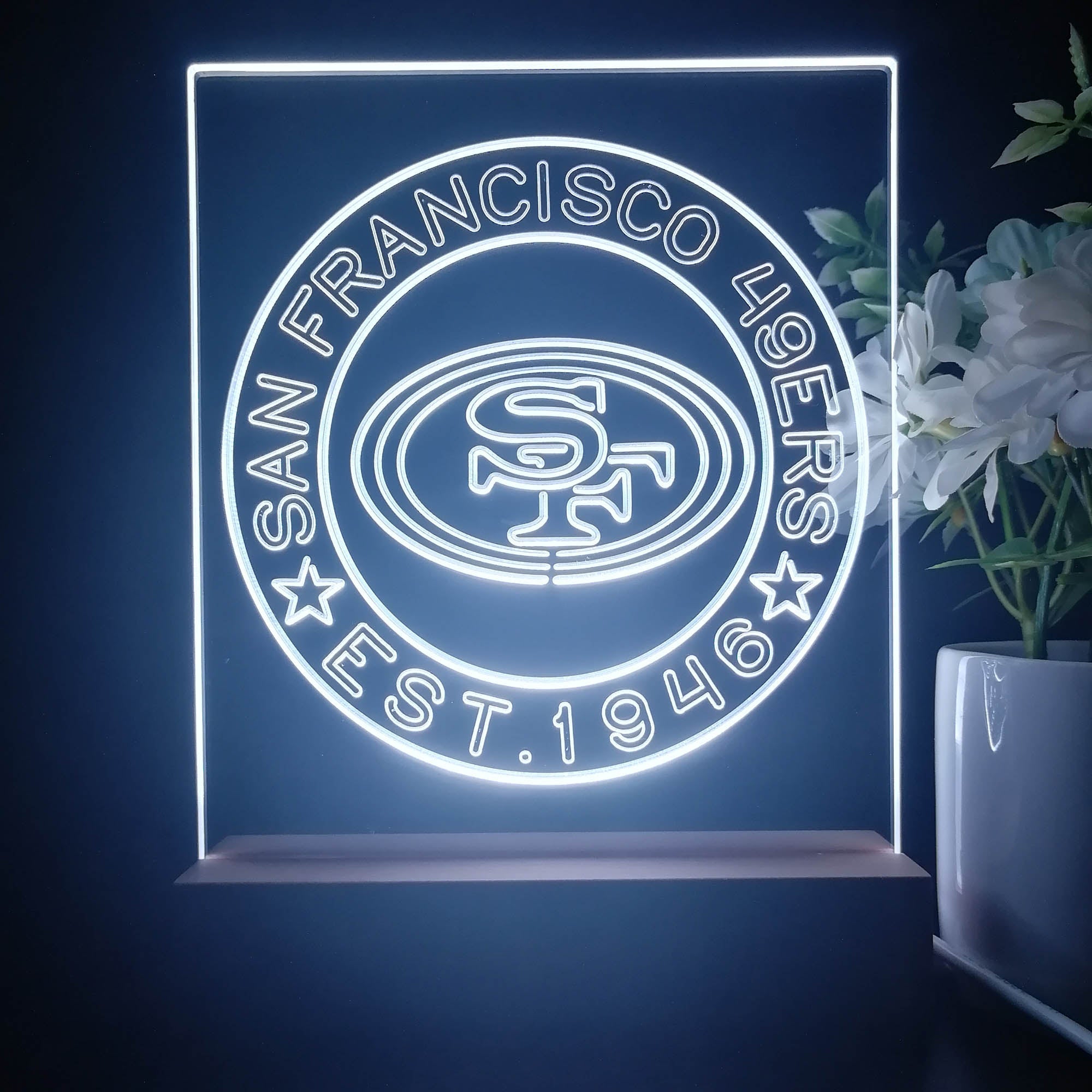 Personalized San Francisco 49ers Souvenir Neon LED Night Light Sign