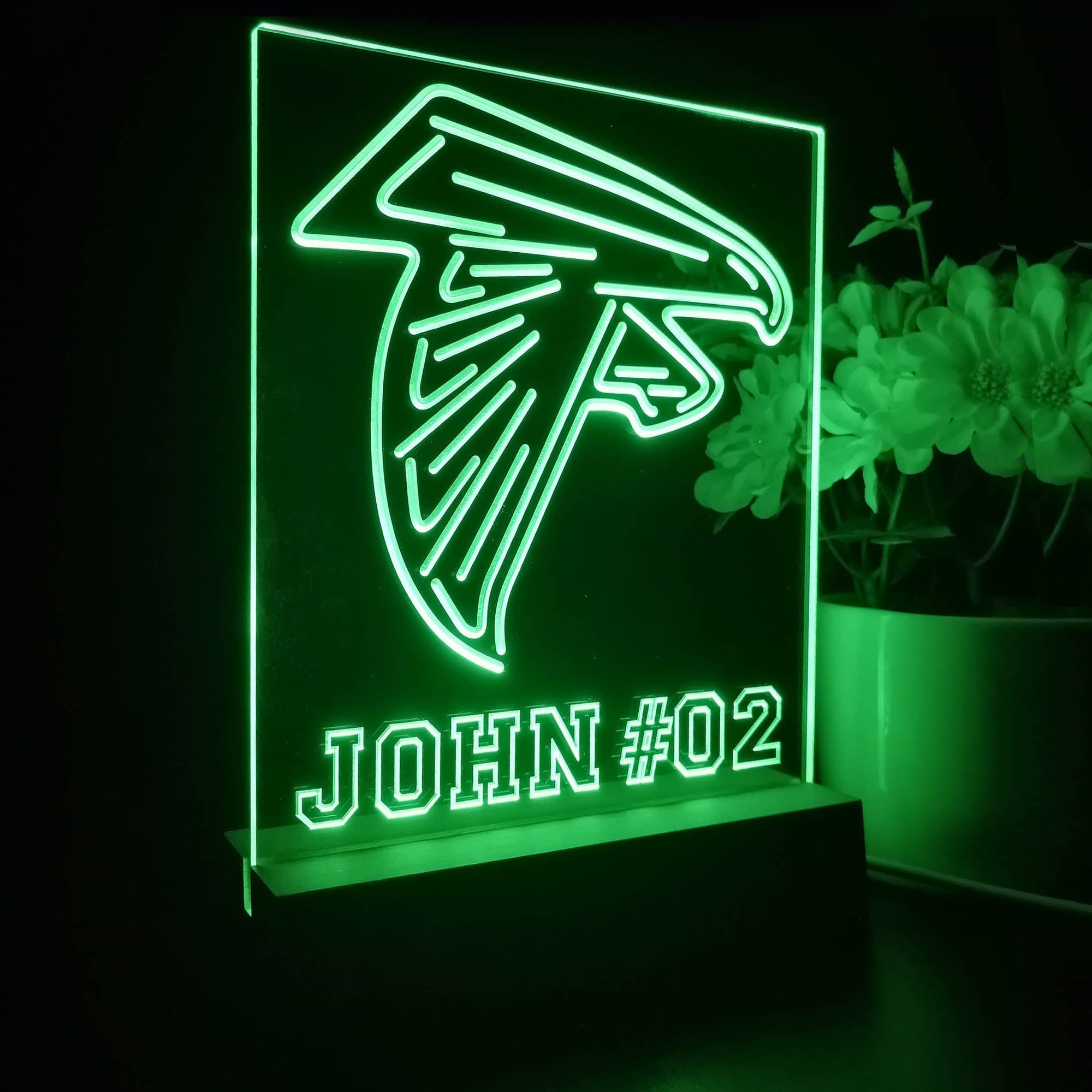 Personalized Atlanta Falcons Souvenir Neon LED Night Light Sign