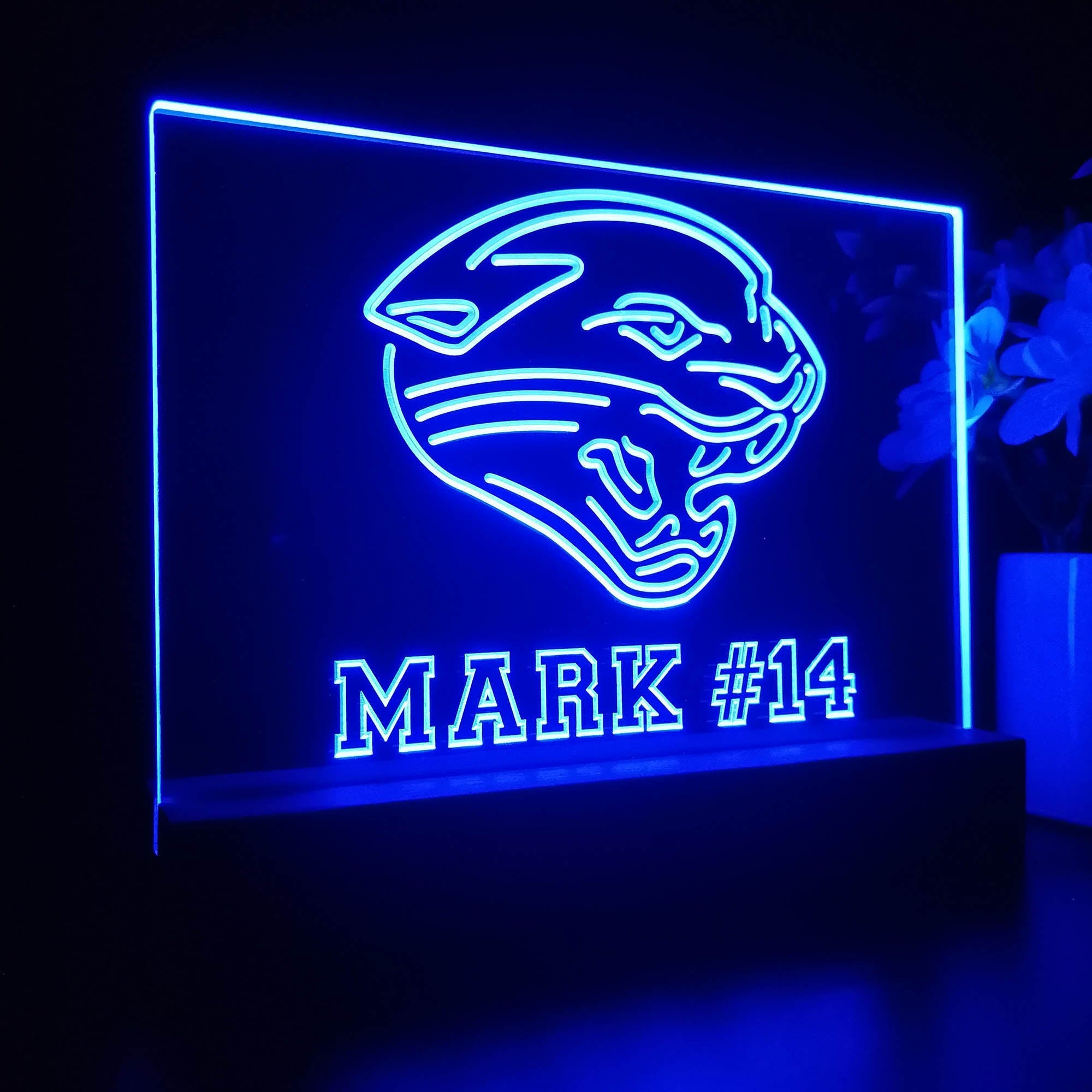 Personalized Jacksonville Jaguars Souvenir Led Light Sign