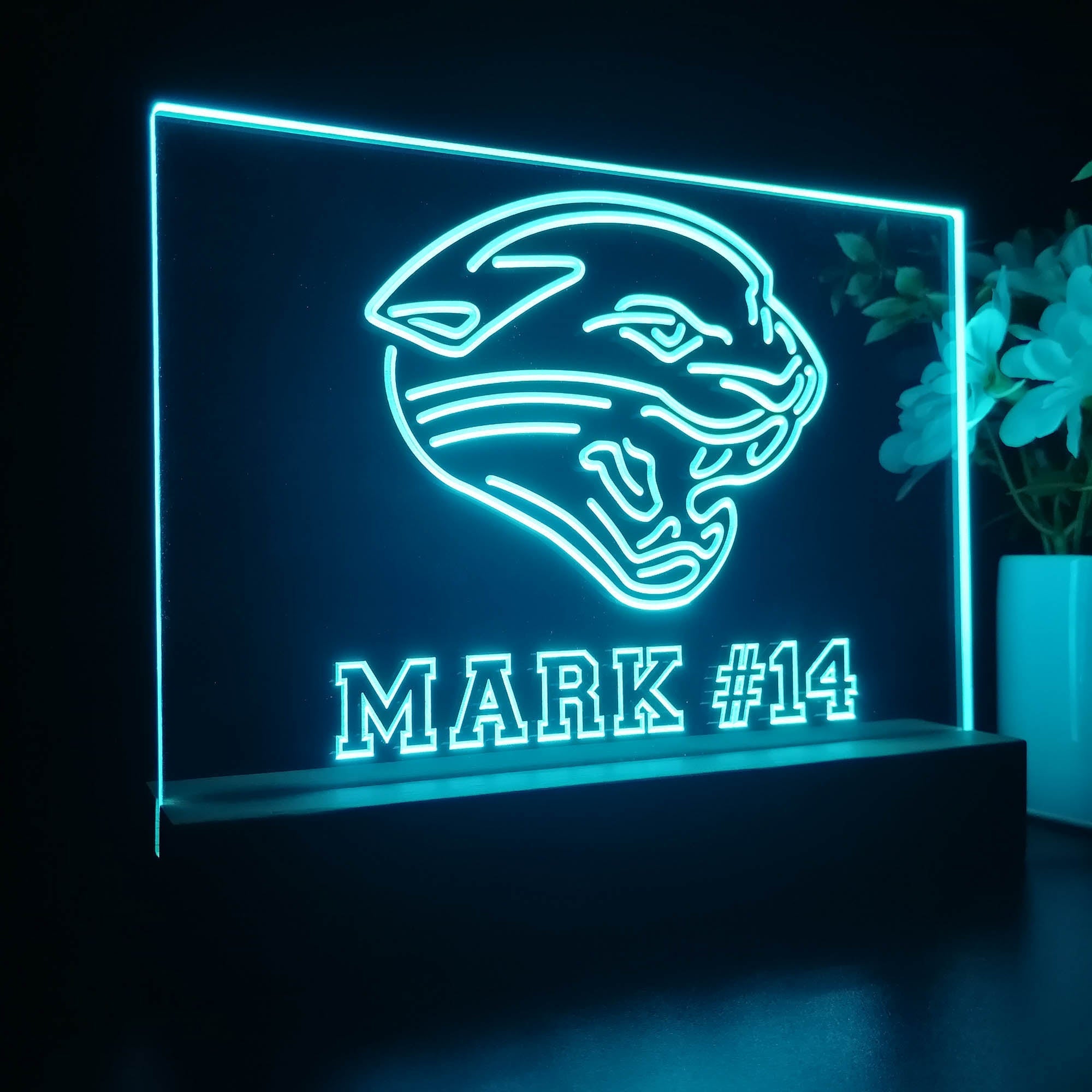 Personalized Jacksonville Jaguars Souvenir Led Light Sign