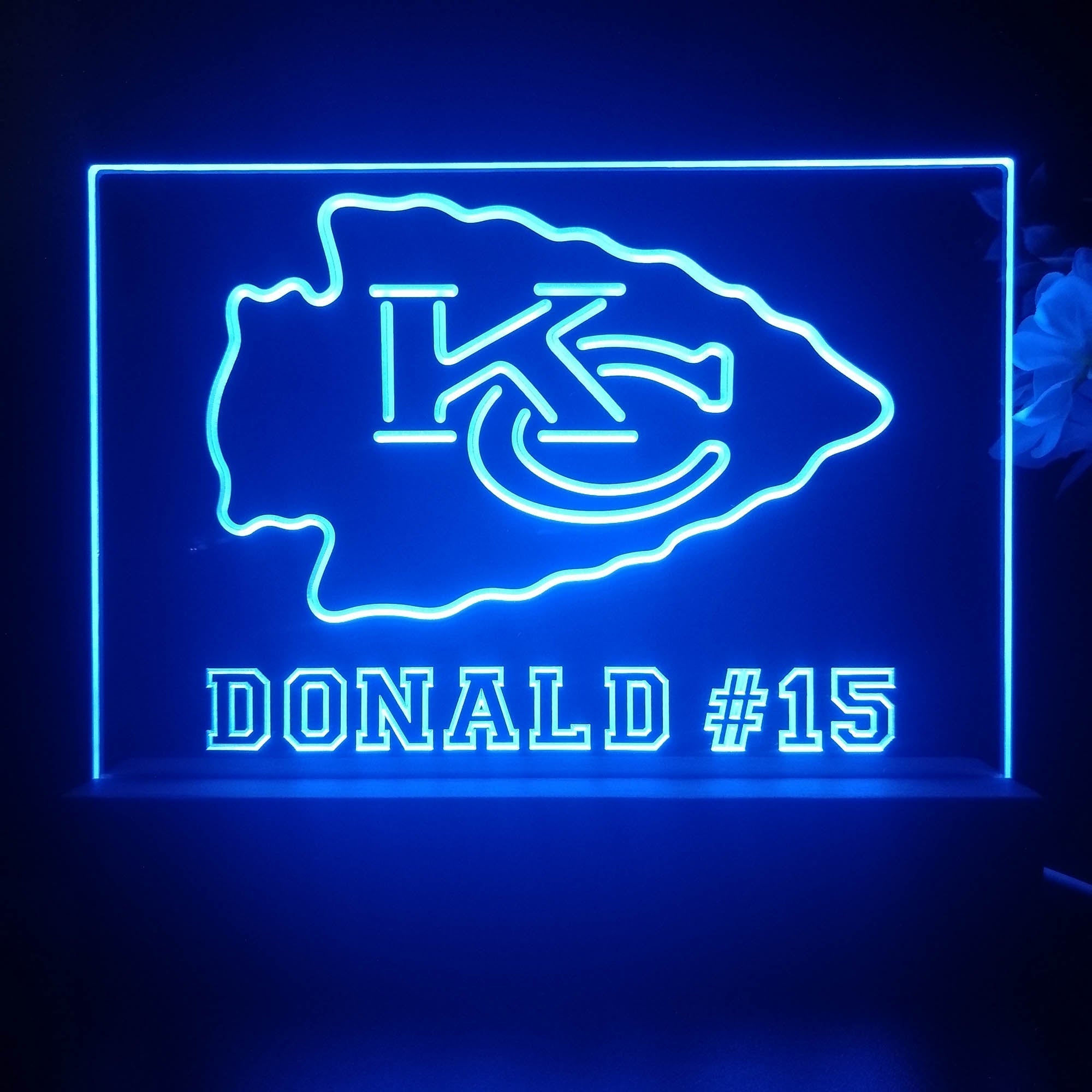 Personalized Kansas City Chiefs Souvenir Led Light Sign