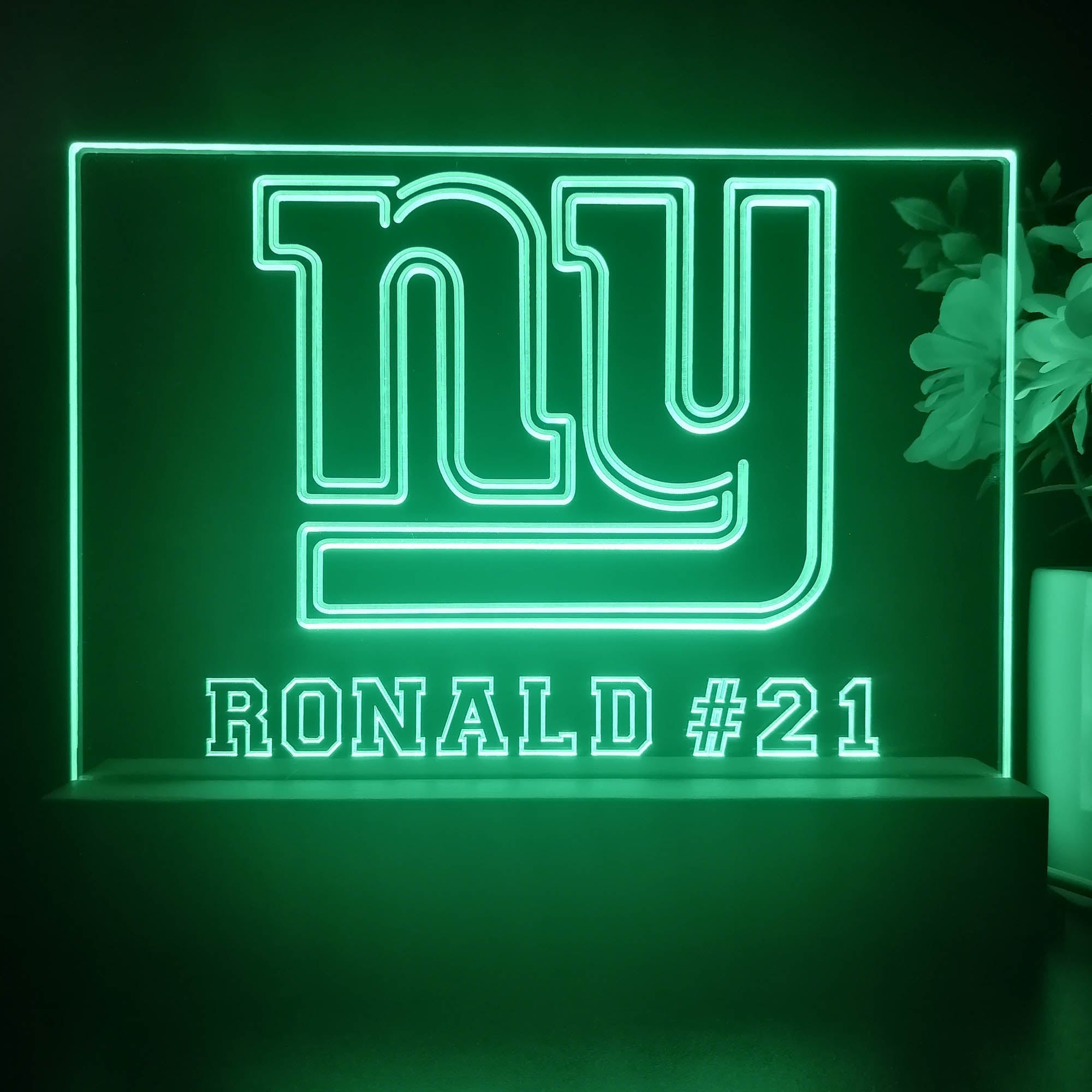 Personalized New York Giants Souvenir Neon LED Night Light Sign