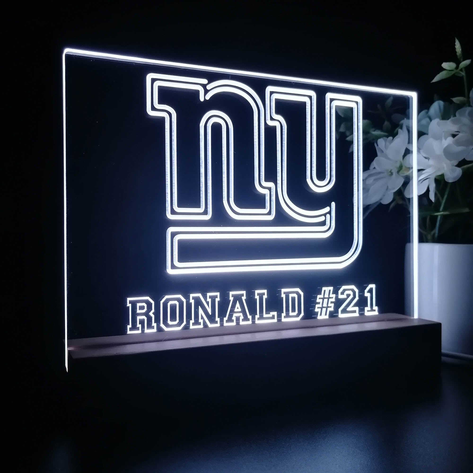 Personalized New York Giants Souvenir Neon LED Night Light Sign