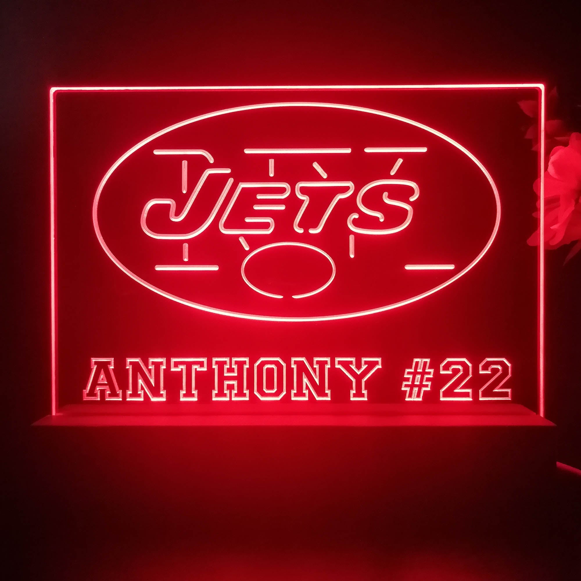 Personalized New York Jets Souvenir Led Light Sign