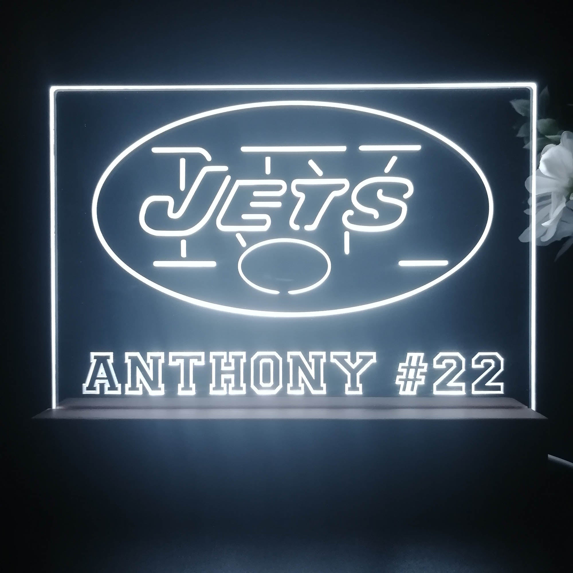 Personalized New York Jets Souvenir Led Light Sign