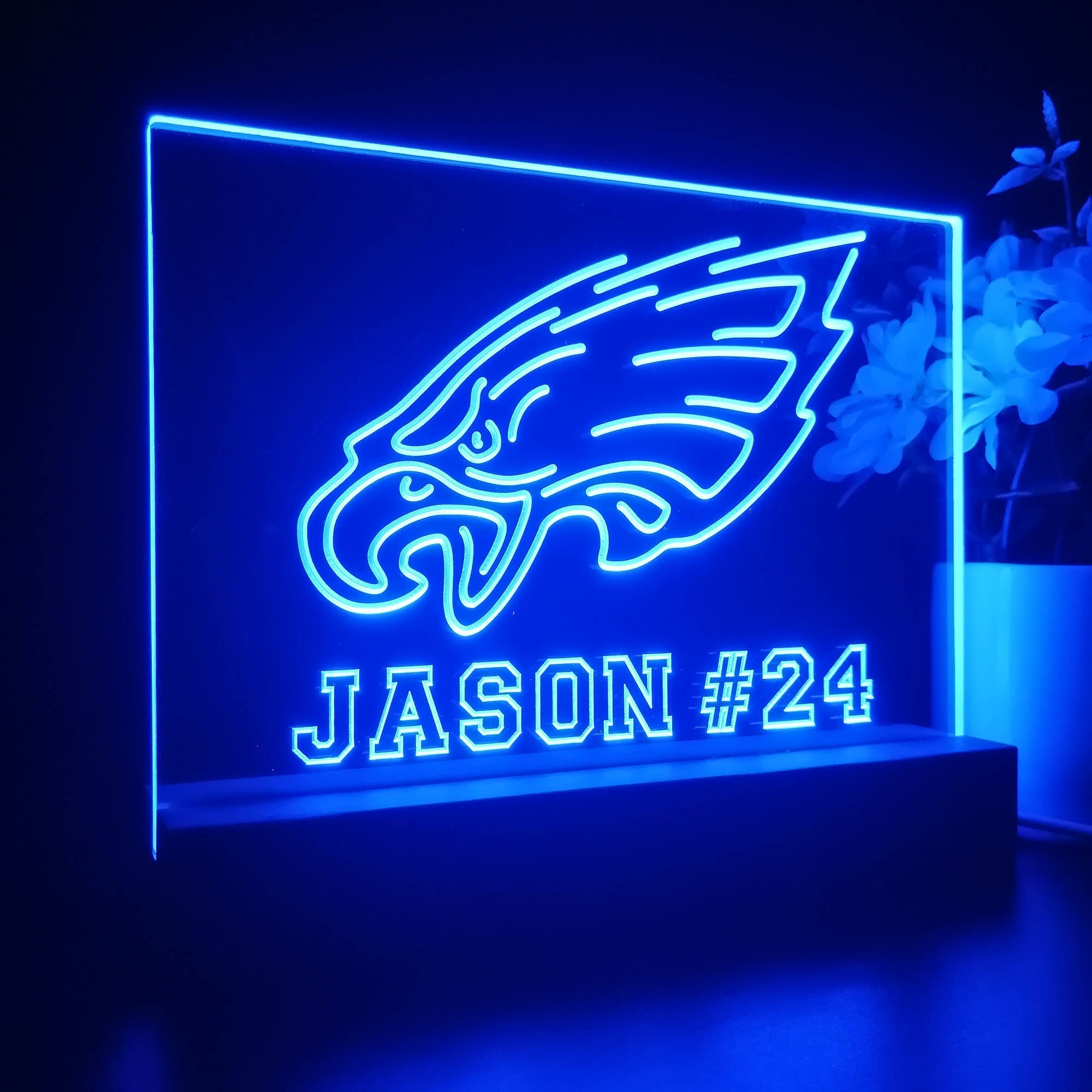 Personalized Philadelphia Eagles Souvenir Neon LED Night Light Sign