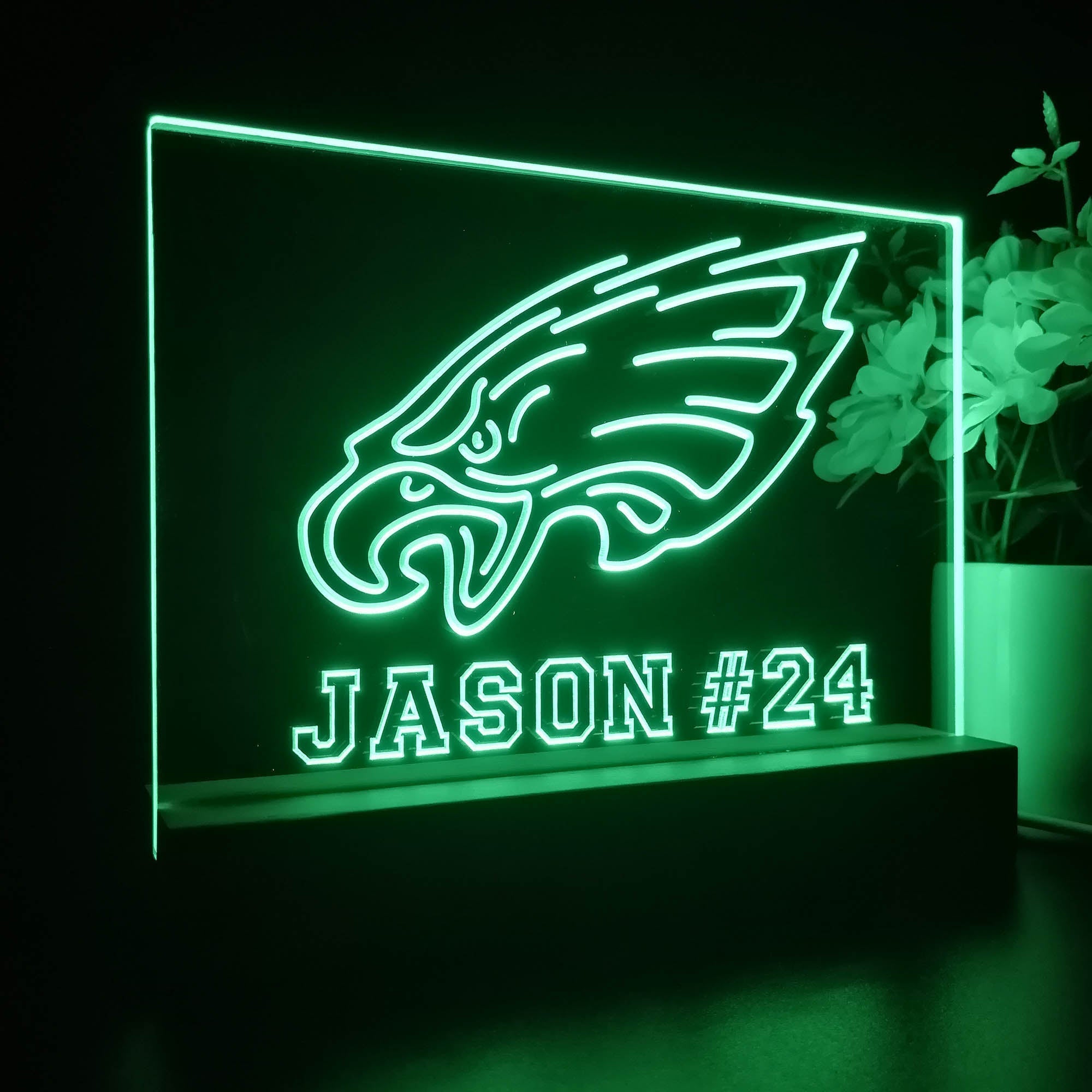 Personalized Philadelphia Eagles Souvenir Neon LED Night Light Sign