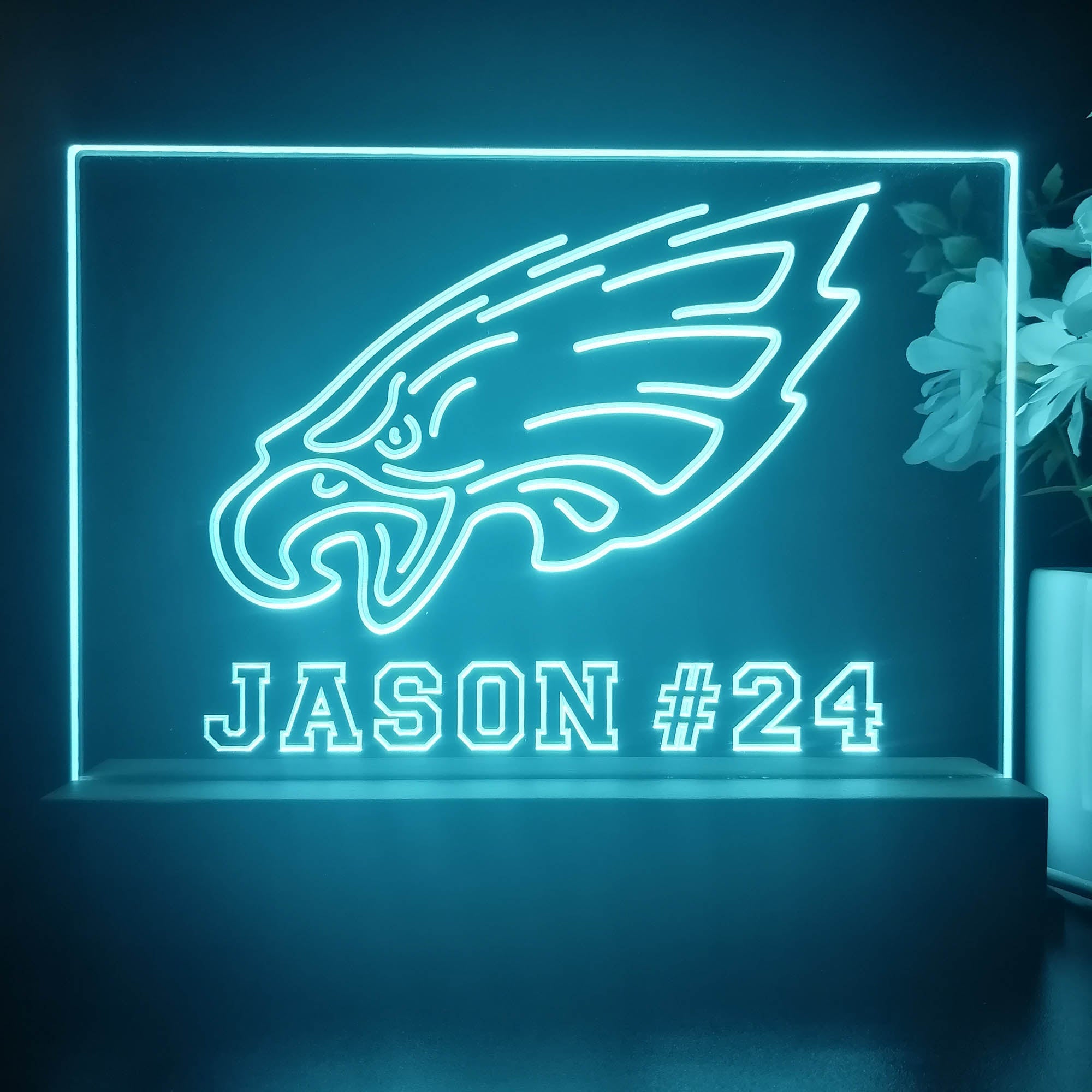 Personalized Philadelphia Eagles Souvenir Neon LED Night Light Sign