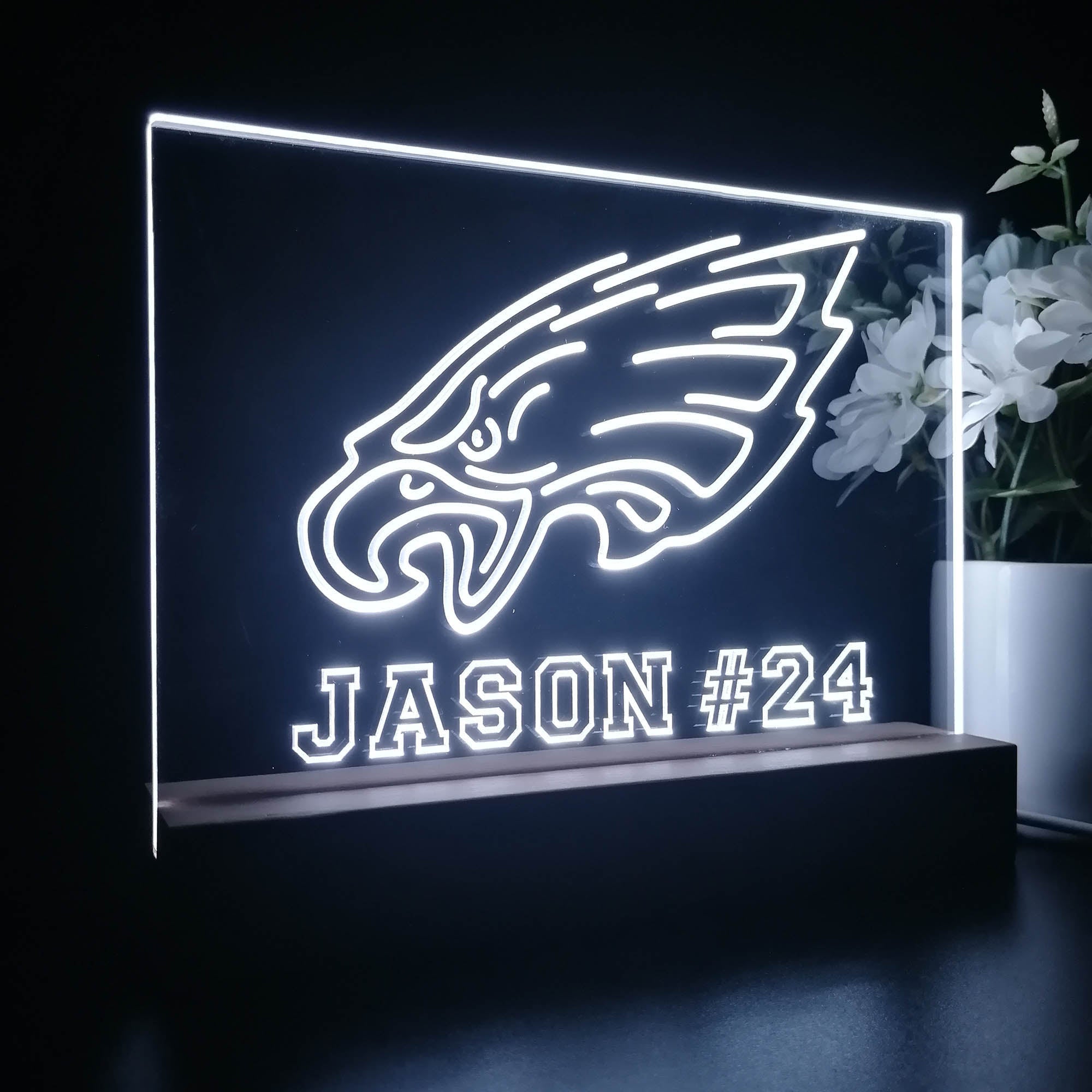 Personalized Philadelphia Eagles Souvenir Neon LED Night Light Sign