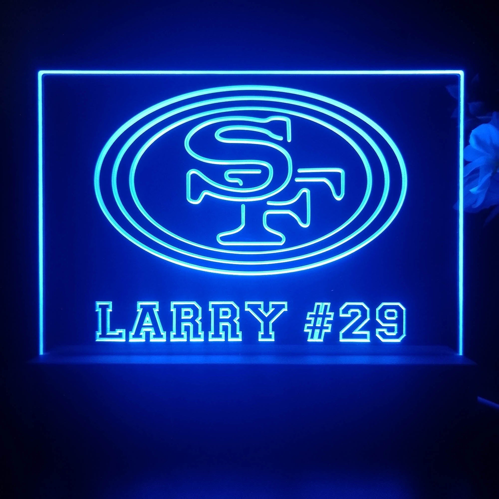 Personalized San Francisco 49ers Souvenir Neon LED Night Light Sign