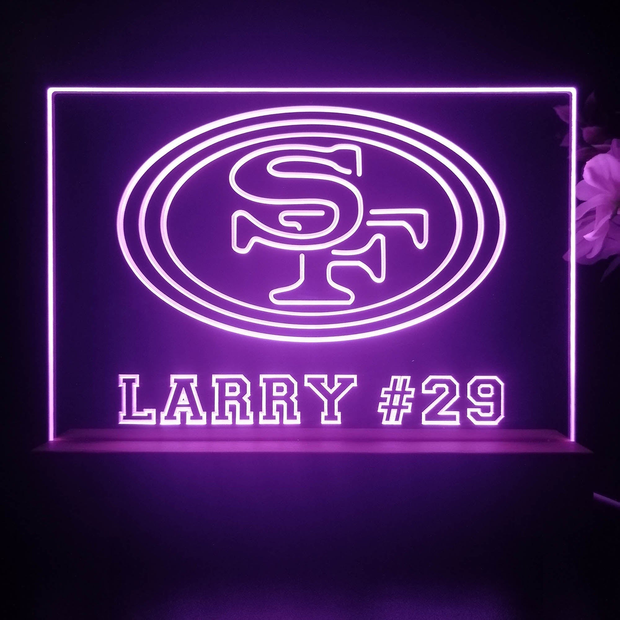 Personalized San Francisco 49ers Souvenir Neon LED Night Light Sign