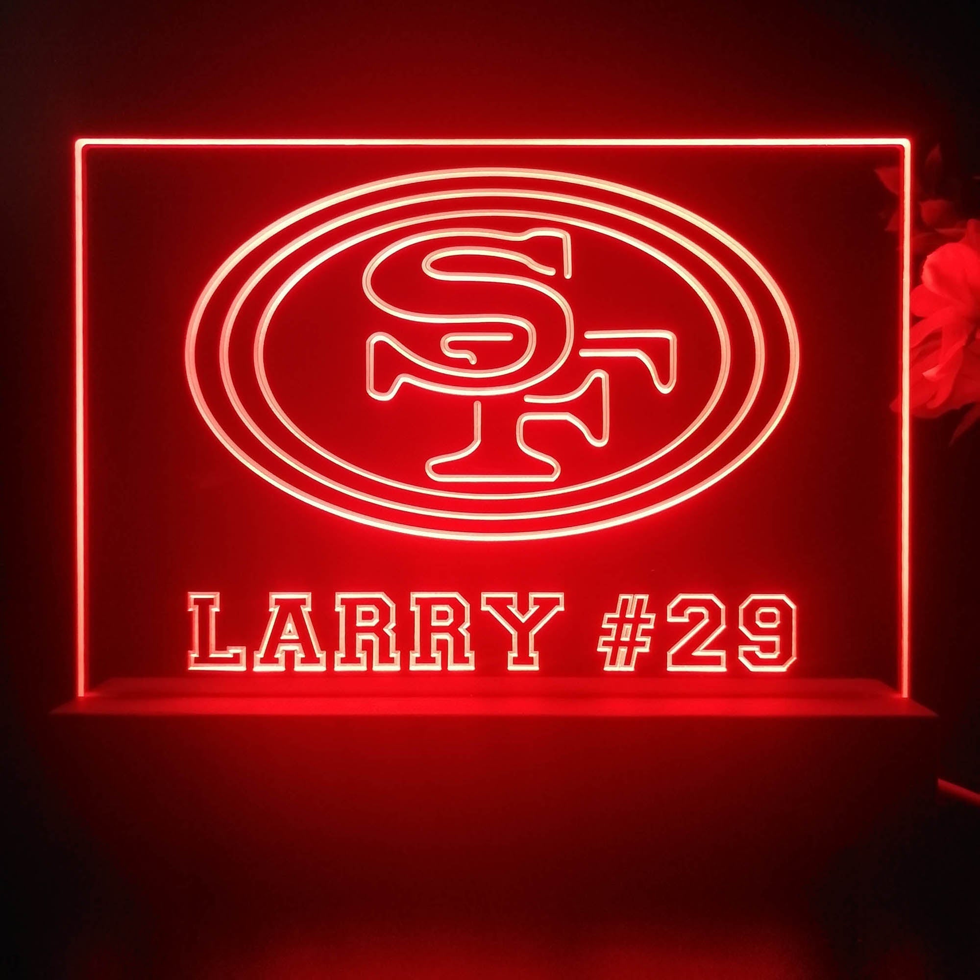 Personalized San Francisco 49ers Souvenir Neon LED Night Light Sign