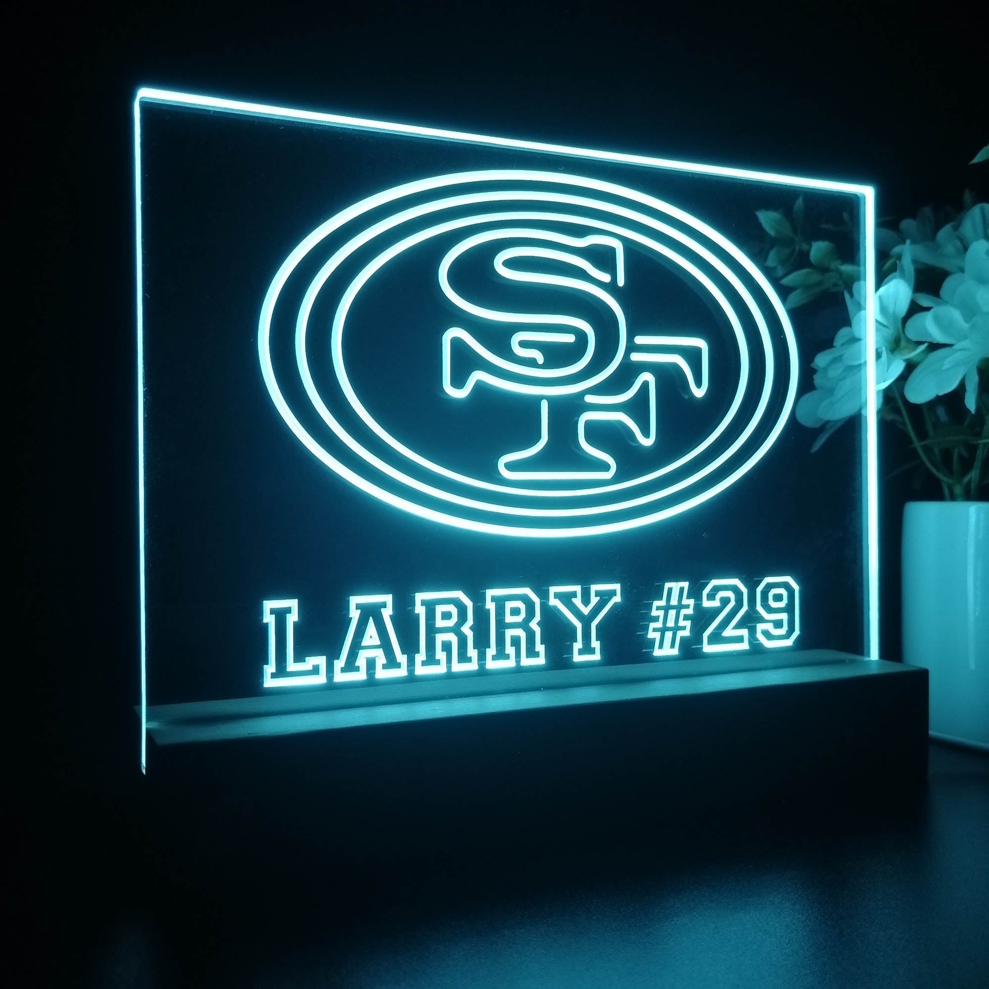 Personalized San Francisco 49ers Souvenir Neon LED Night Light Sign