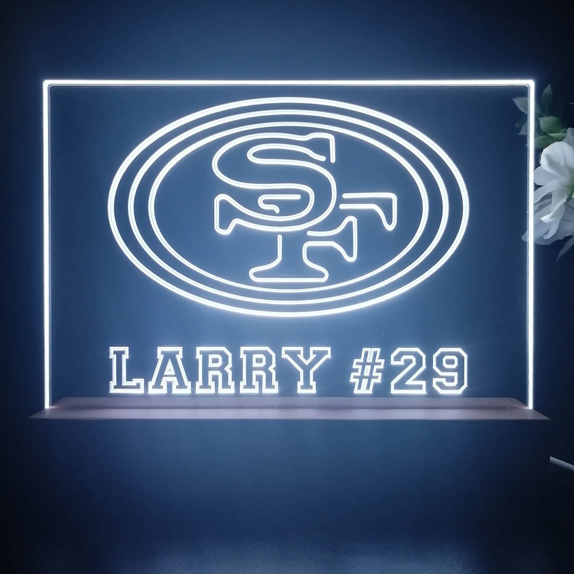 Personalized San Francisco 49ers Souvenir Neon LED Night Light Sign