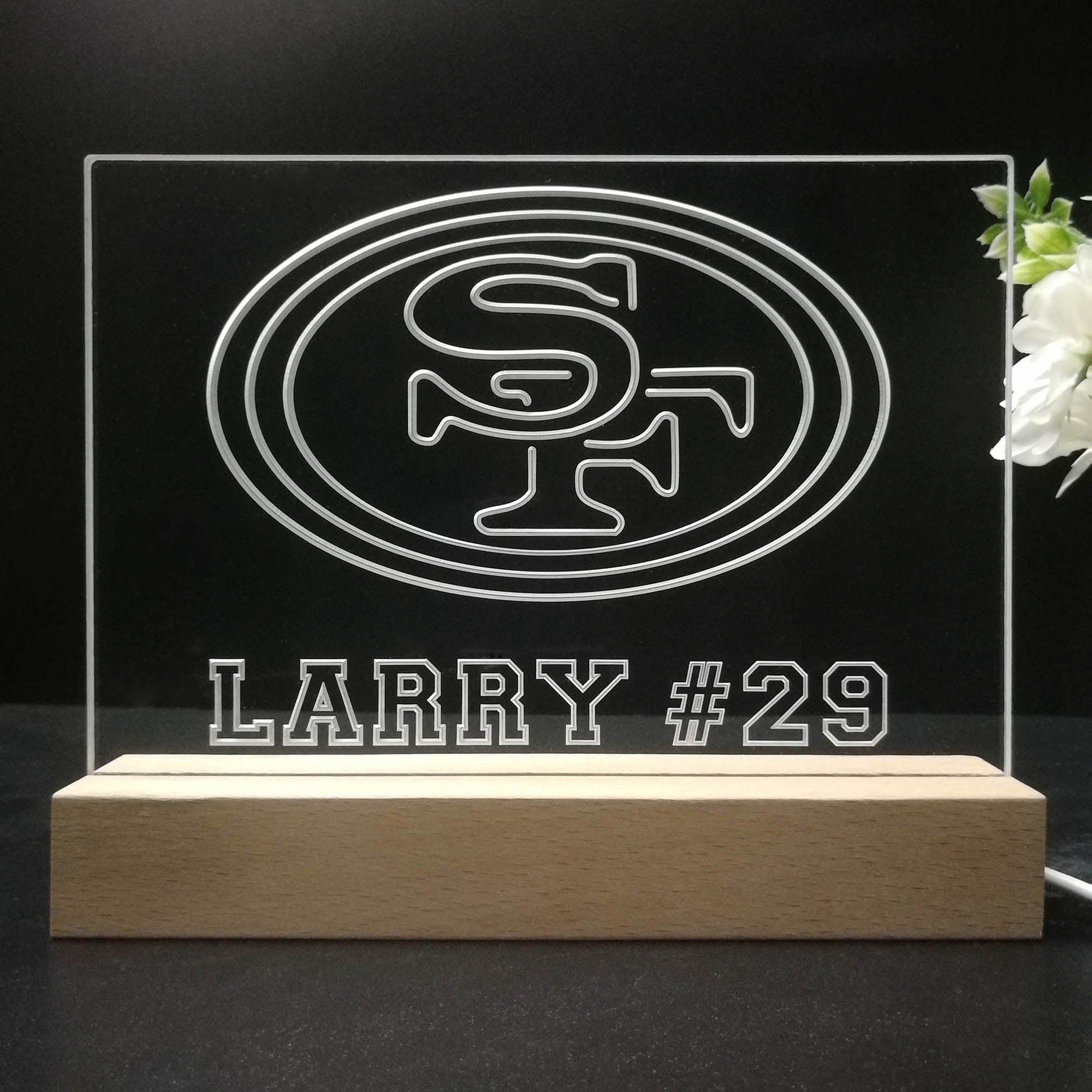 Personalized San Francisco 49ers Souvenir Neon LED Night Light Sign