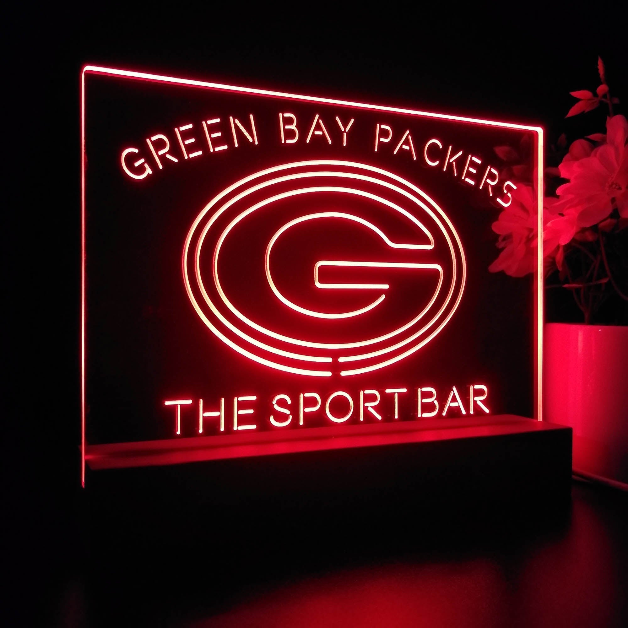 Personalized Green Bay Packers Souvenir Led Light Sign