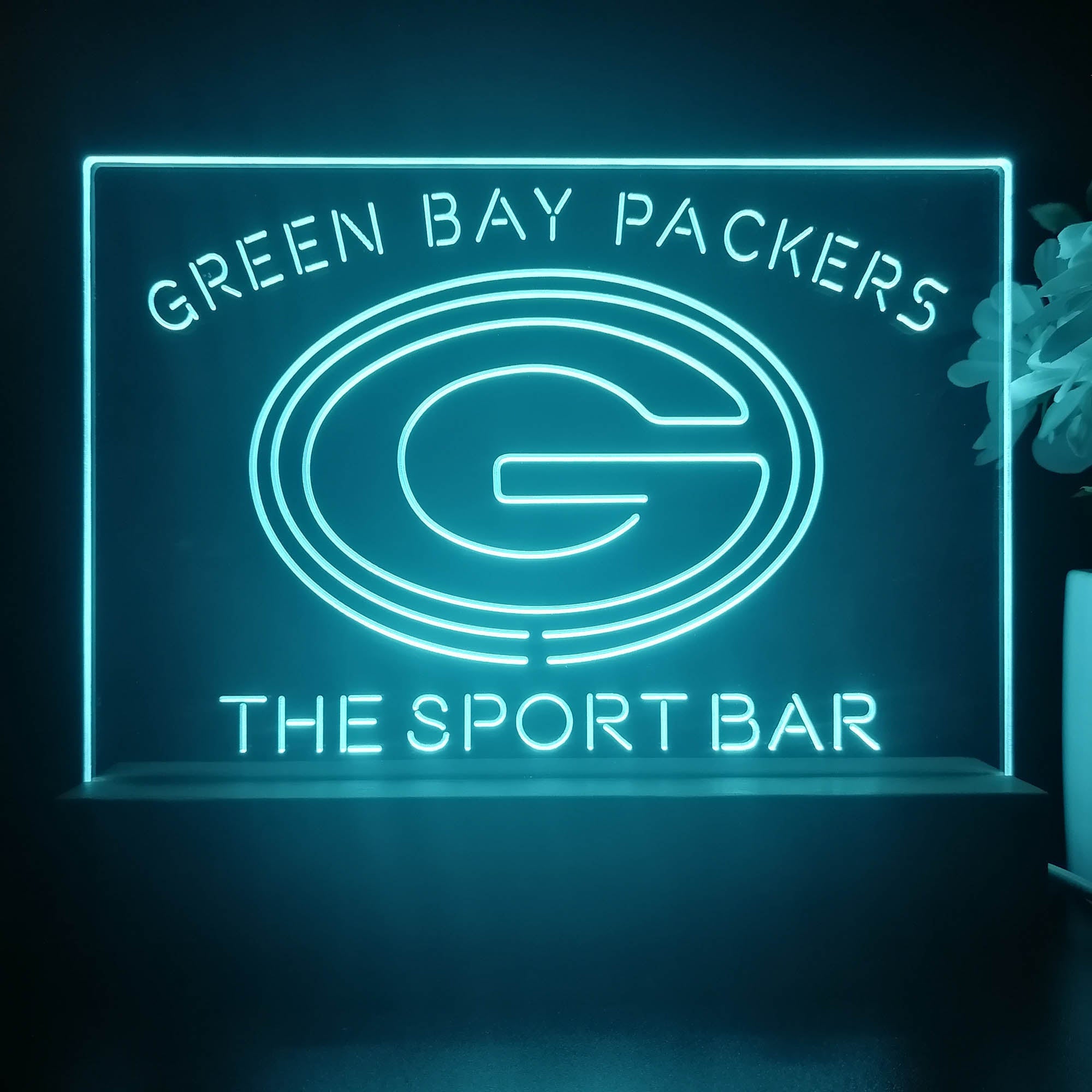 Personalized Green Bay Packers Souvenir Led Light Sign