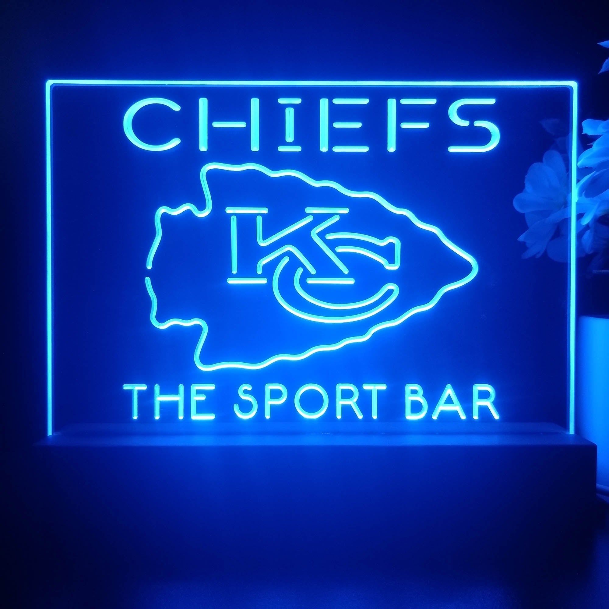 Personalized Kansas City Chiefs Souvenir Led Light Sign