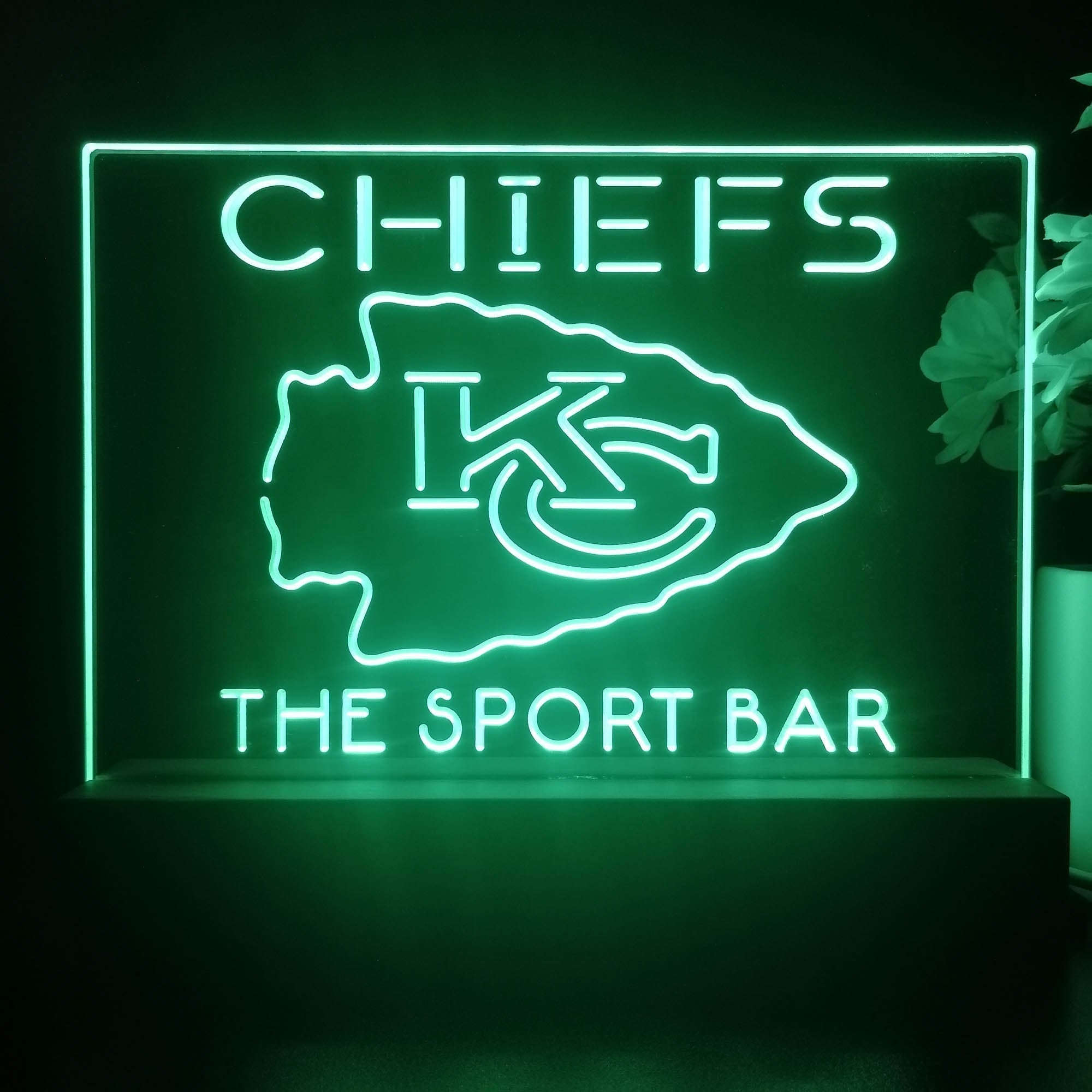 Personalized Kansas City Chiefs Souvenir Led Light Sign