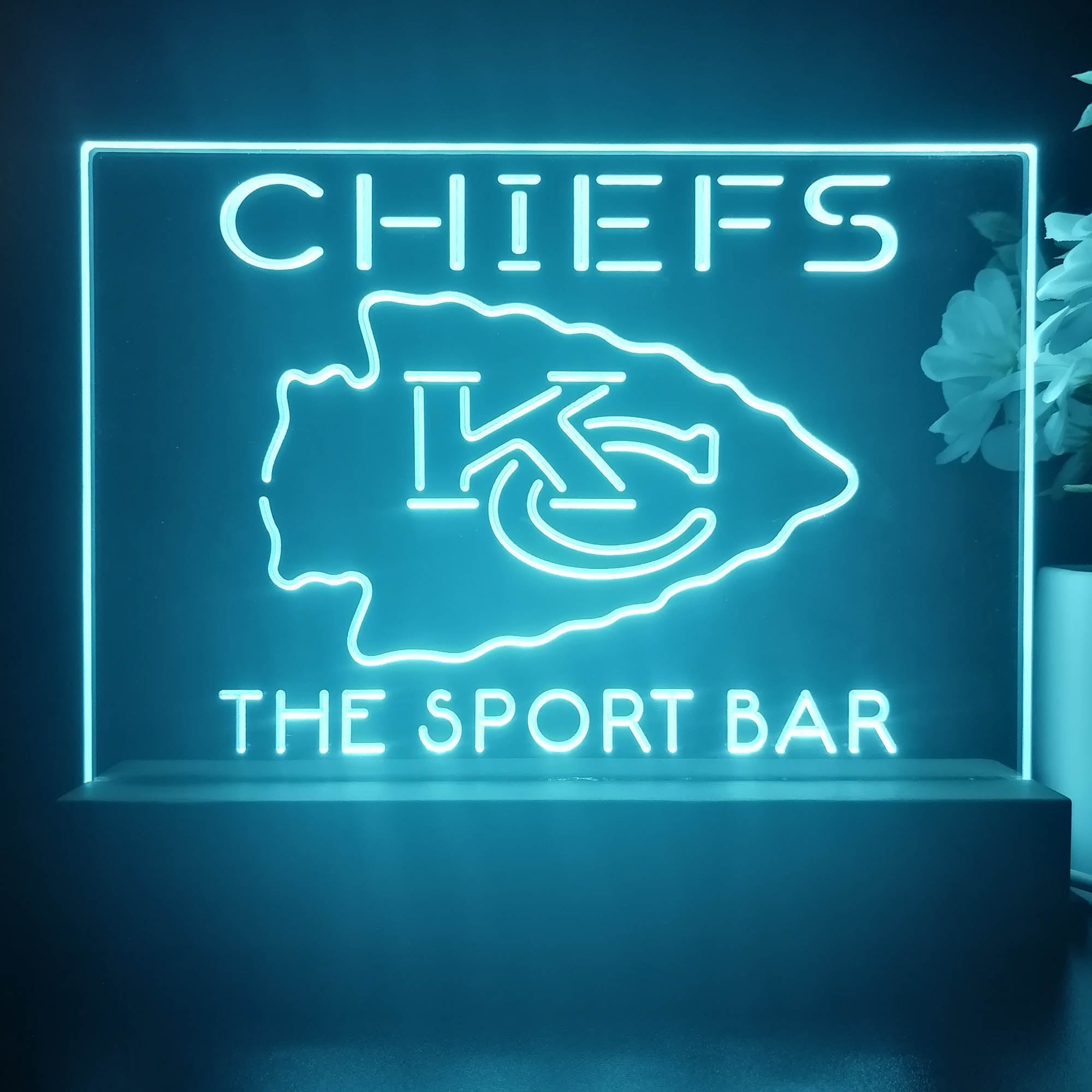 Personalized Kansas City Chiefs Souvenir Led Light Sign