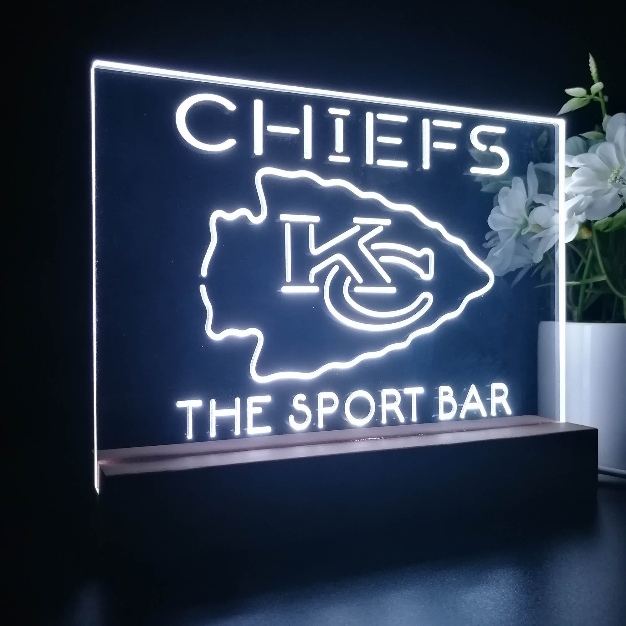 Personalized Kansas City Chiefs Souvenir Led Light Sign