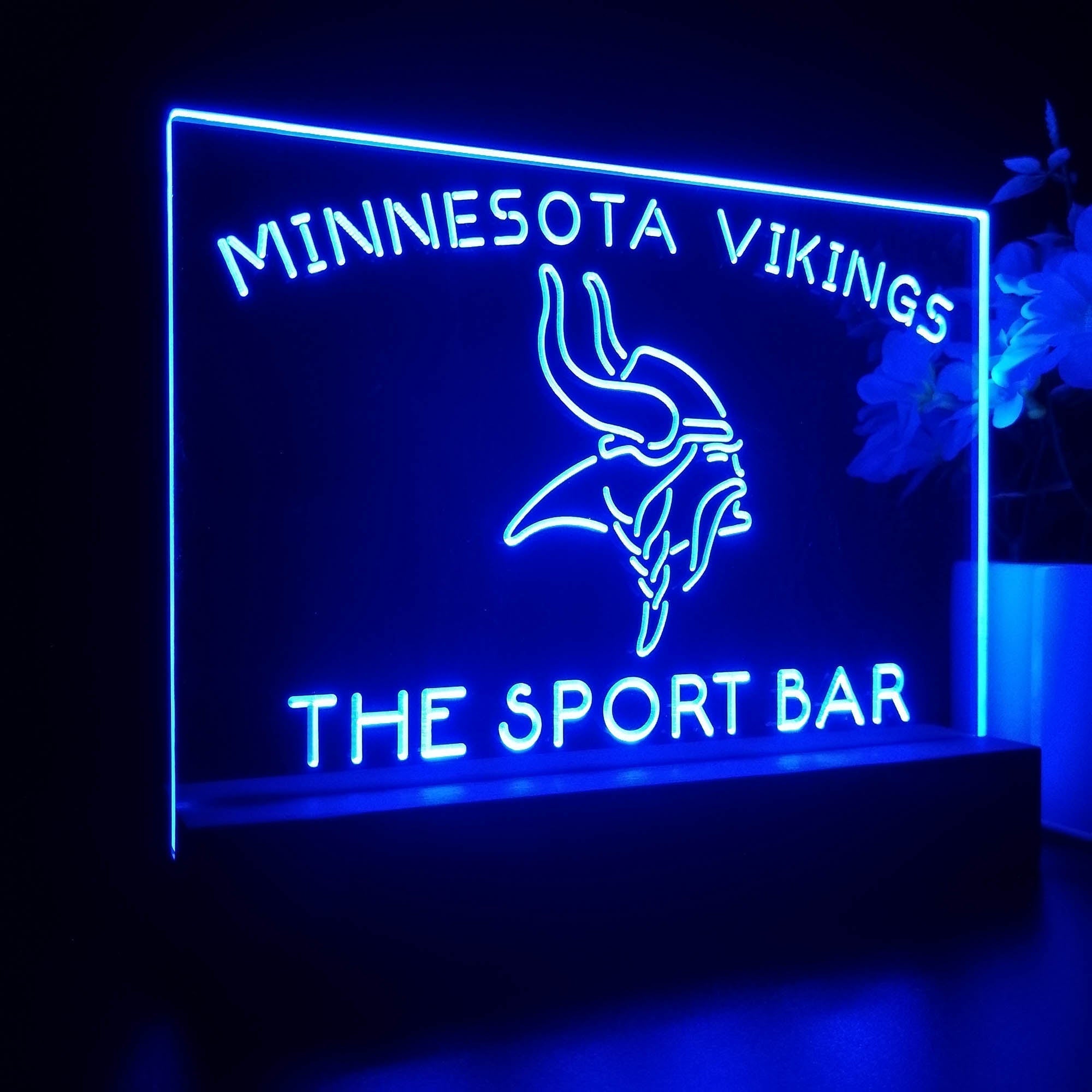 Personalized Minnesota Vikings Souvenir Neon LED Night Light Sign