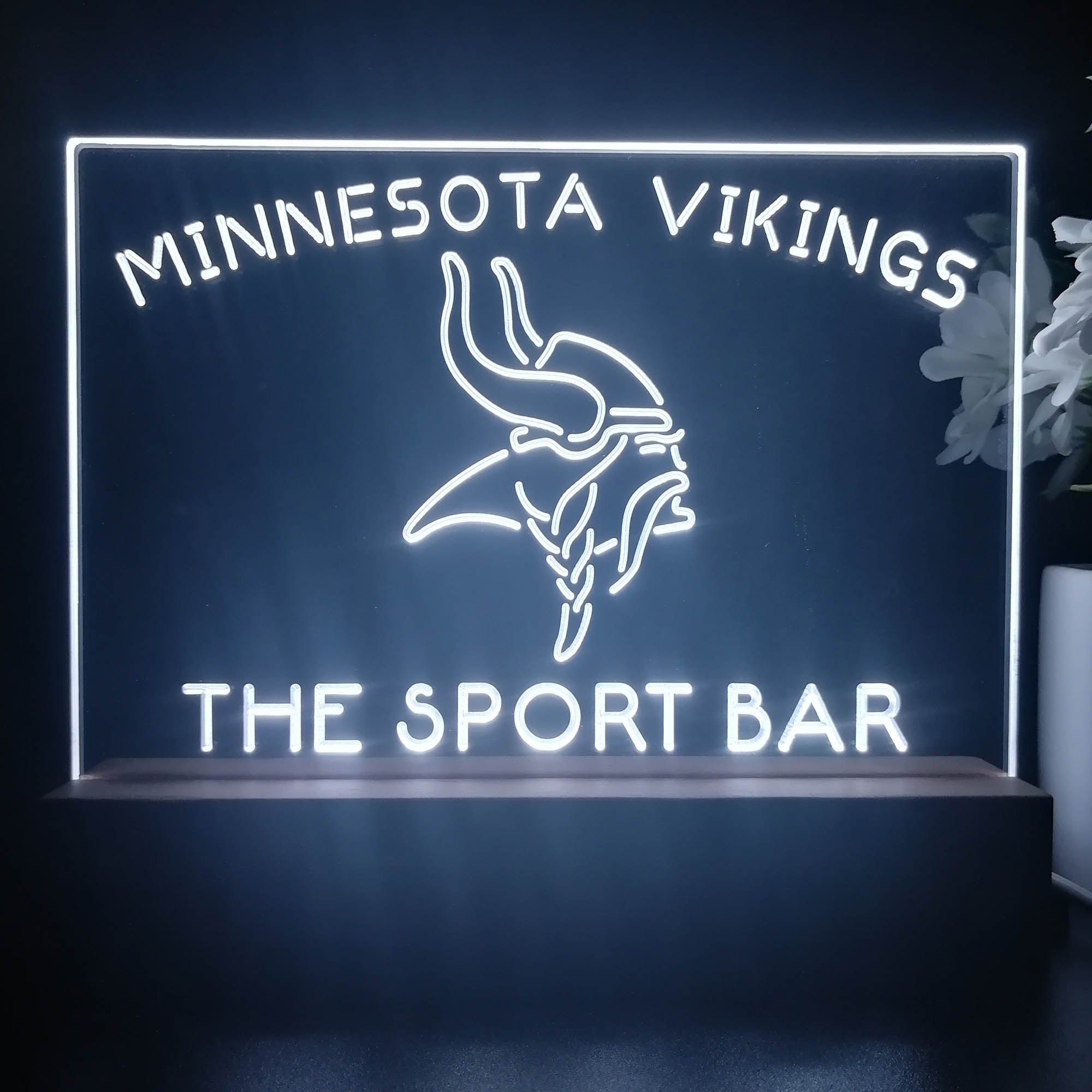 Personalized Minnesota Vikings Souvenir Neon LED Night Light Sign