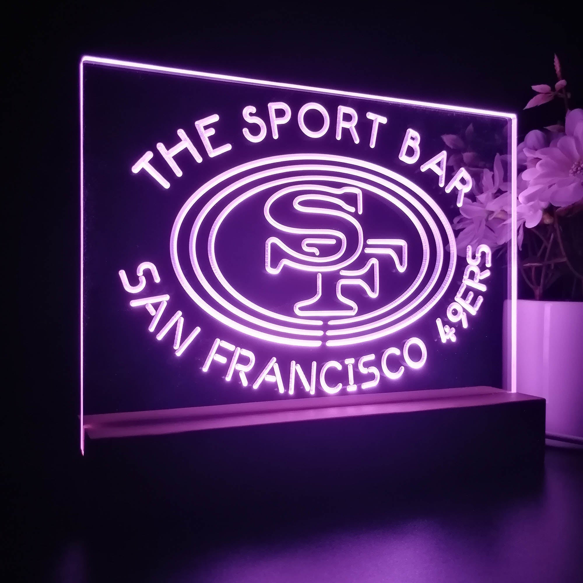 Personalized San Francisco 49ers Souvenir Neon LED Night Light Sign