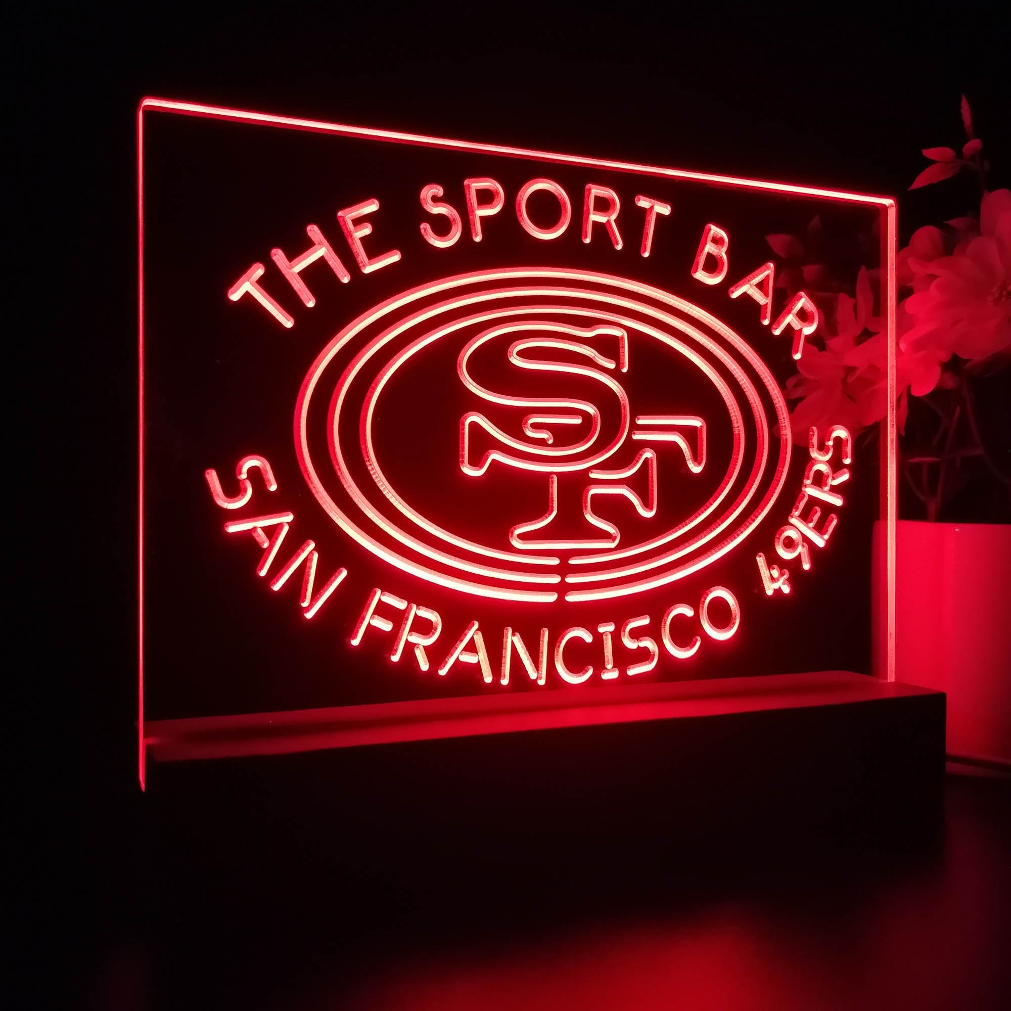 Personalized San Francisco 49ers Souvenir Neon LED Night Light Sign